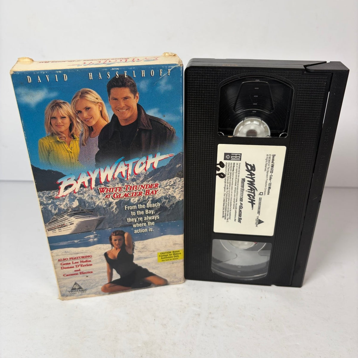Baywatch White Thunder At Glacier Bay VHS David Hasselhoff Pamela Lee Trimark