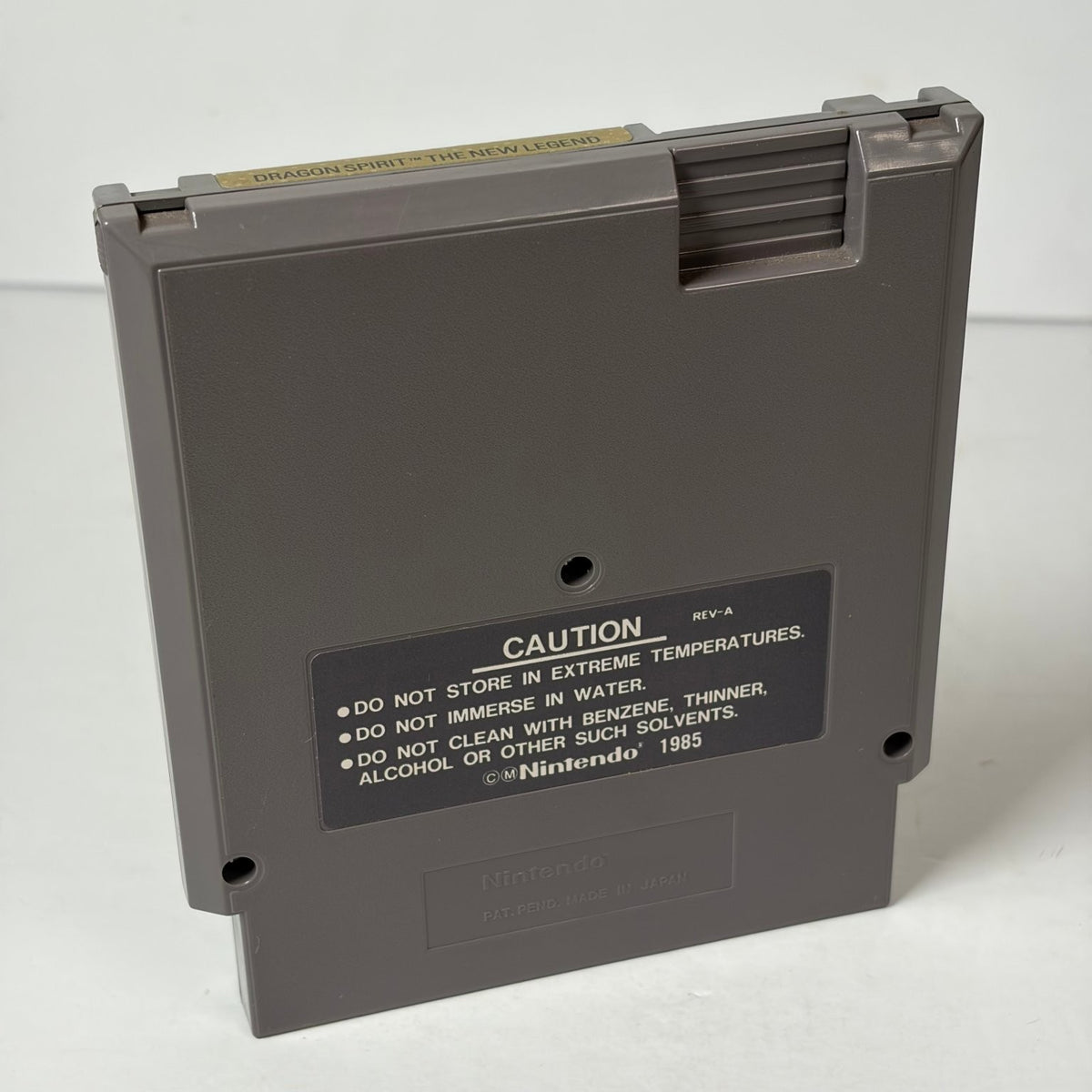 Dragon Spirit The New Legend NES Nintendo Bandai 1989 Vintage Game Cartridge