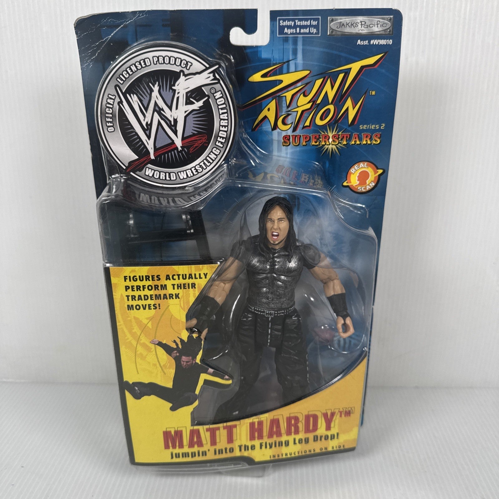 WWE Matt Hardy Stunt Action Superstars Series 2 Wrestling Figure