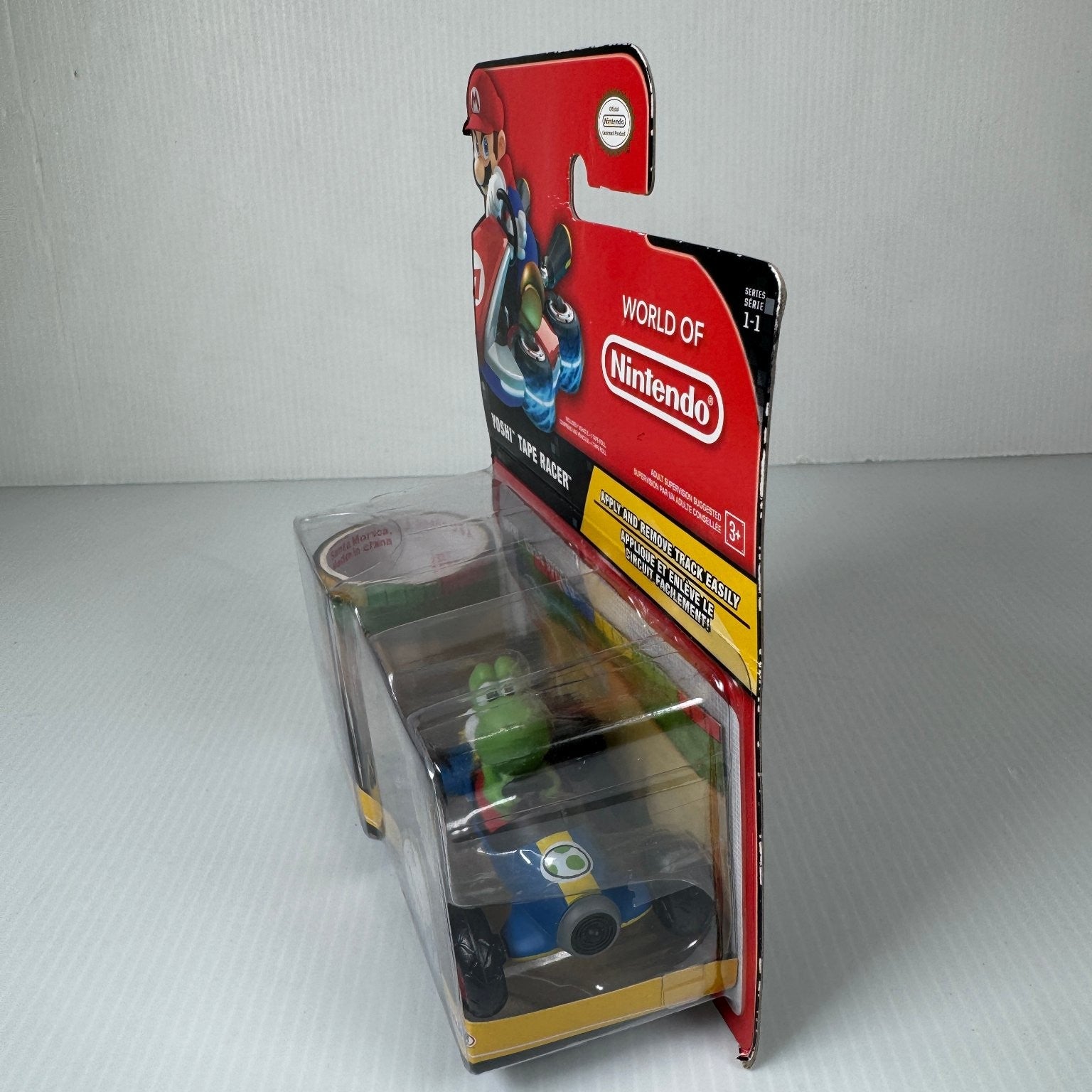 Yoshi Tape Racer Mario Kart 8 3" Figure  World of Nintendo Jakks Pacific