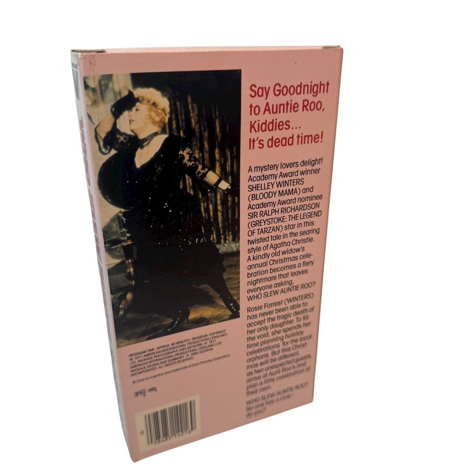 Who Slew Auntie Roo? VHS 1971 Mystery Thriller Original Release Orion