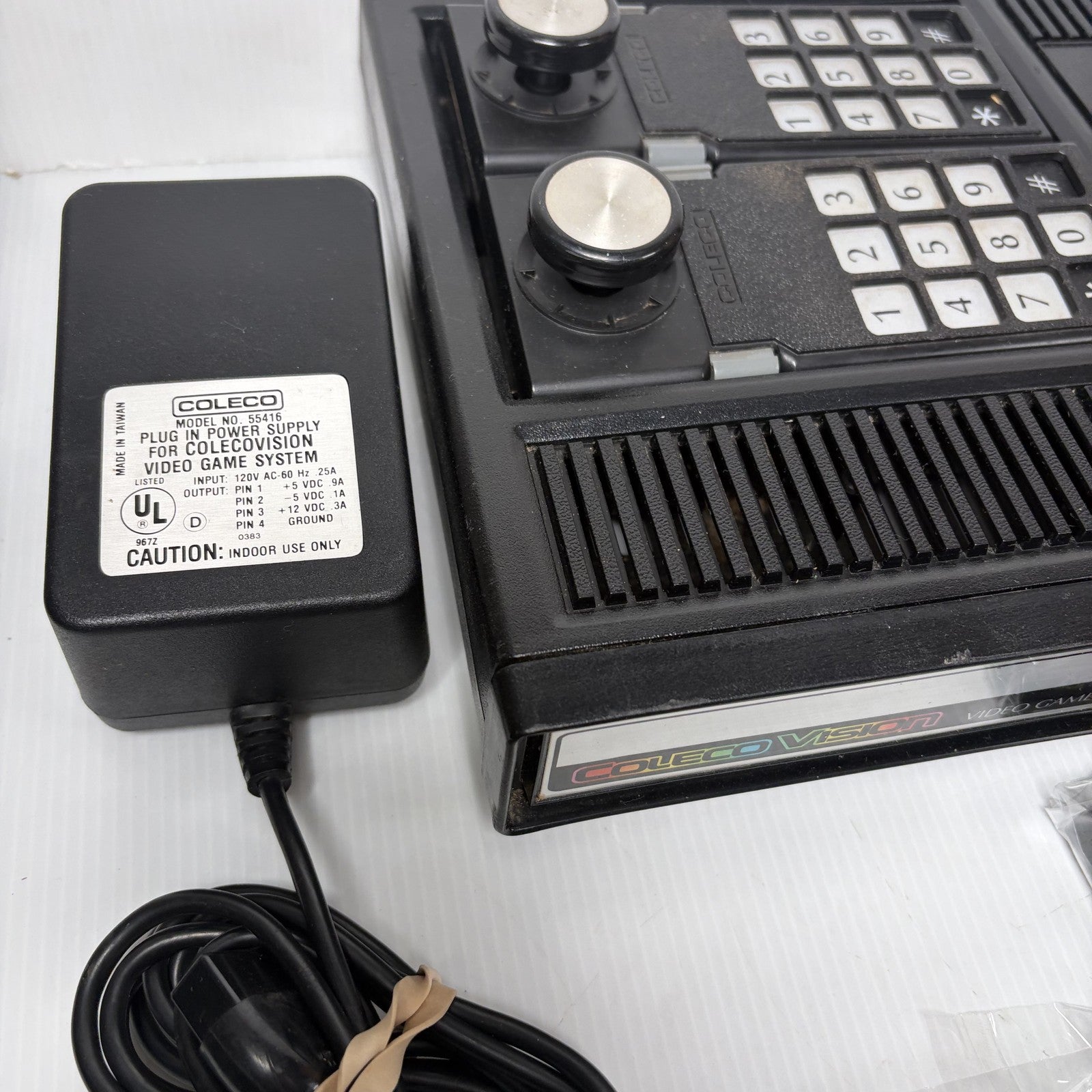 ColecoVision Video Game Console System w/ Atari Adapter & Games Tested & Working