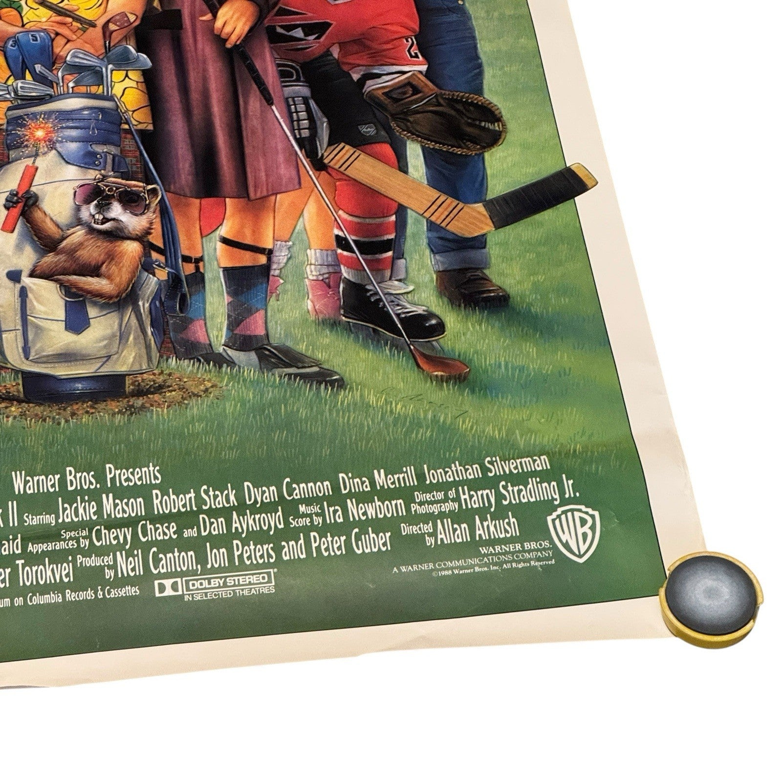 Vintage Caddyshack II 1988 Original One Sheet Movie Poster 40” X 27”