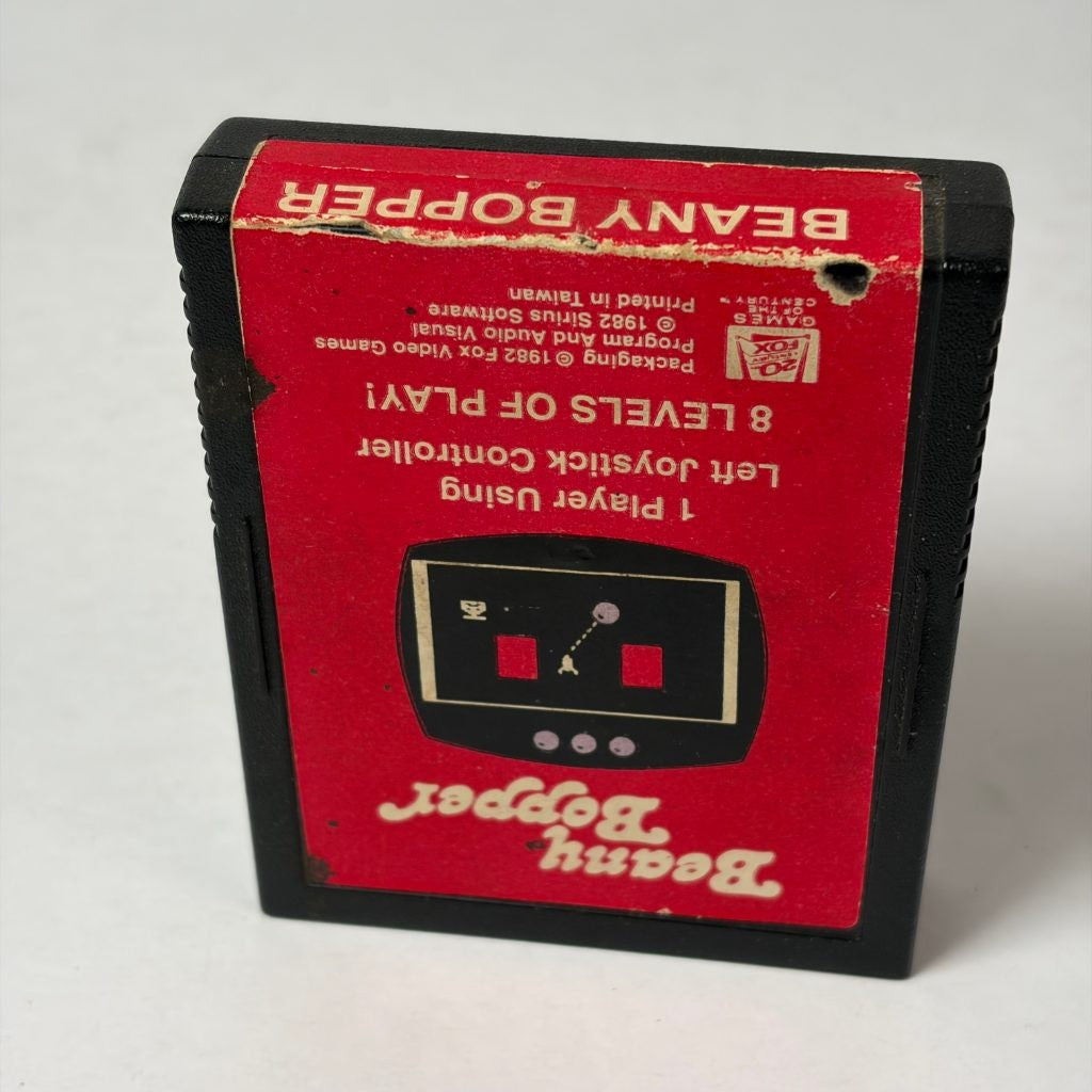 Beany Bopper Atari 2600 Fox Video Games 1982 Cartridge Sirius Software