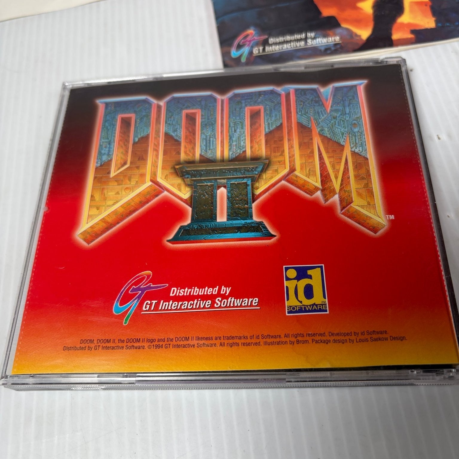 DOOM II: Hell on Earth Big Box PC Complete Video Game id Software FPS Windows 95