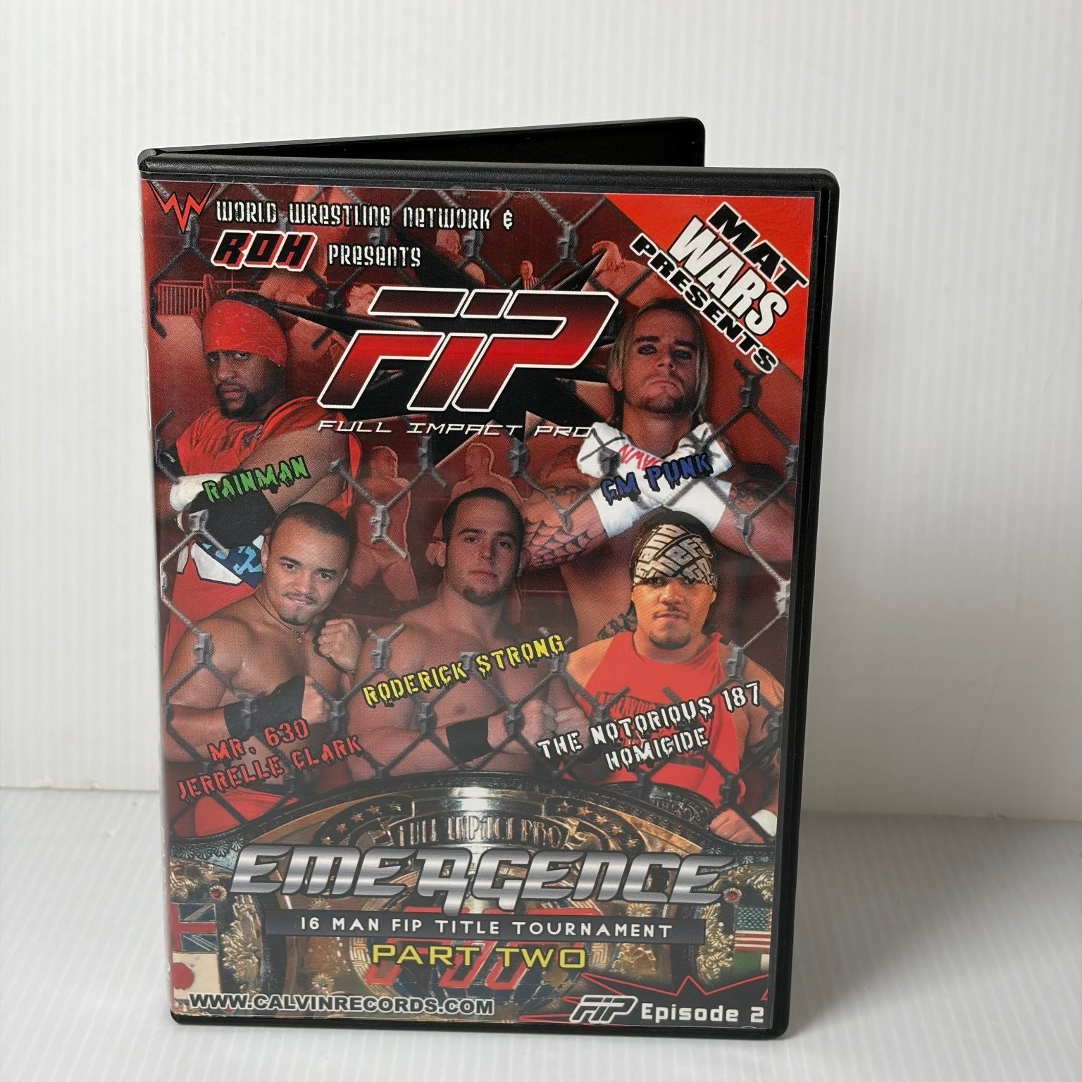 FIP Emergence Part Two DVD 2005 CM Punk Roderick Strong Wrestling Tournament OOP
