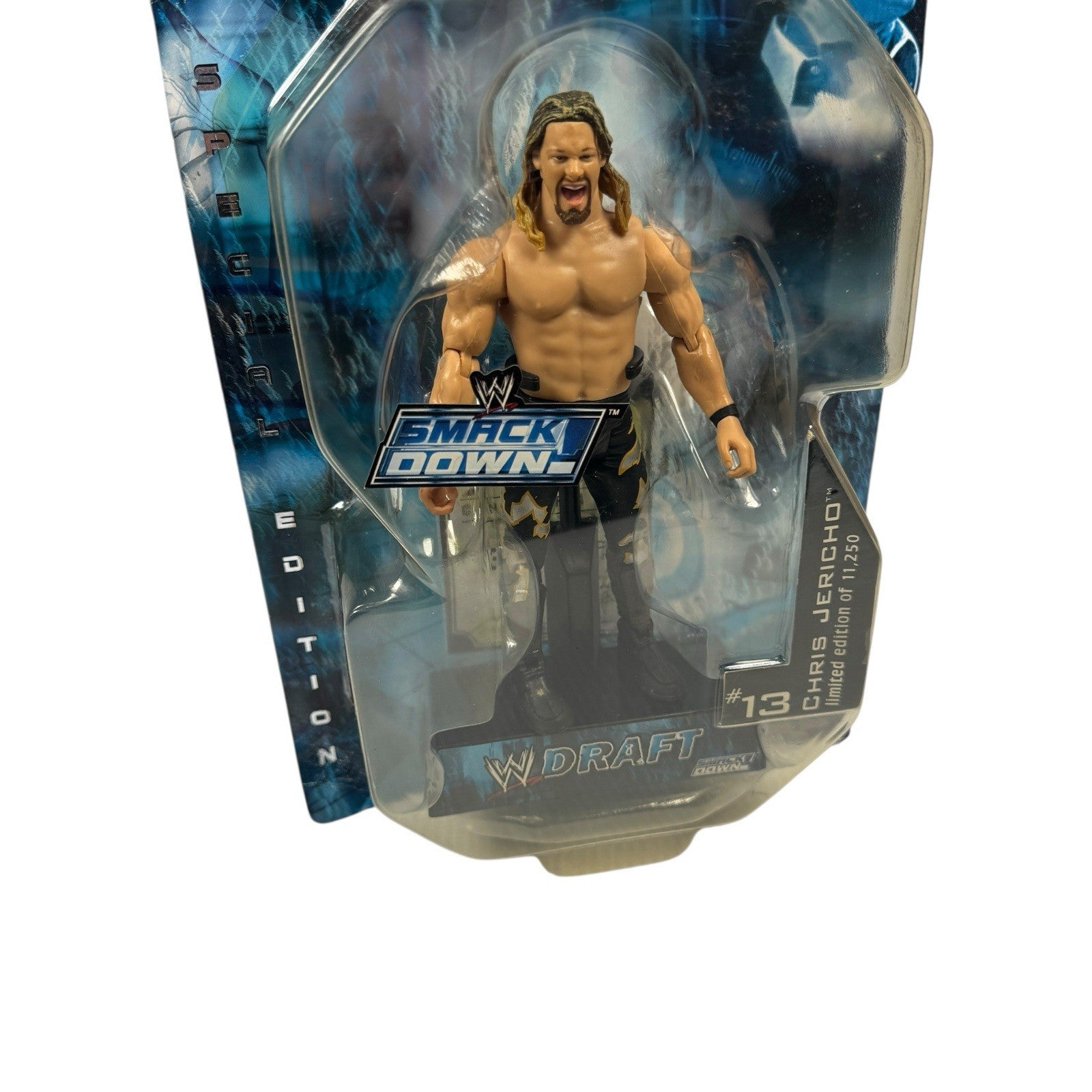 Chris Jericho WWE Jakks Draft Smackdown #13 Action Figure New 2002 AEW