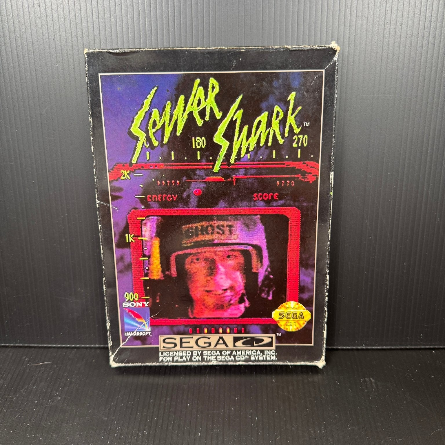 Sewer Shark Sega CD Box Version Complete CIB Case and Manual