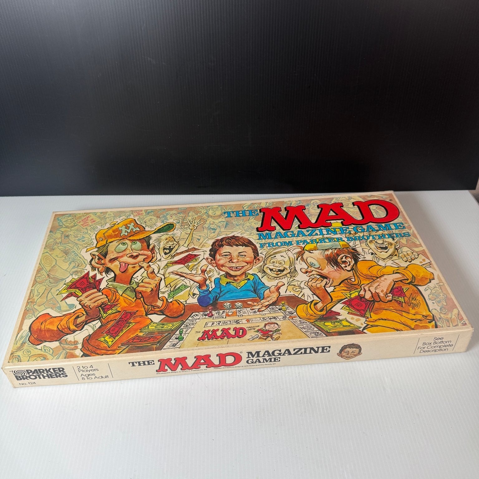 MAD Magazine Game Parker Brothers Board Game 2-4 Players Ages 8+ 1978 Complete