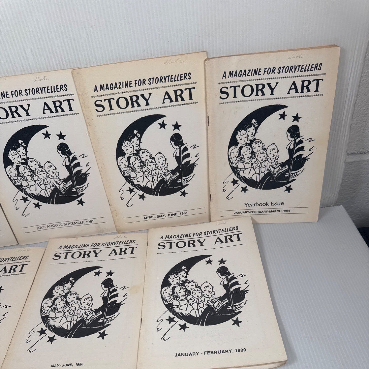 Story Art Magazines Mixed Lot (1980-1981) National Story League w/ 1983 By-Laws