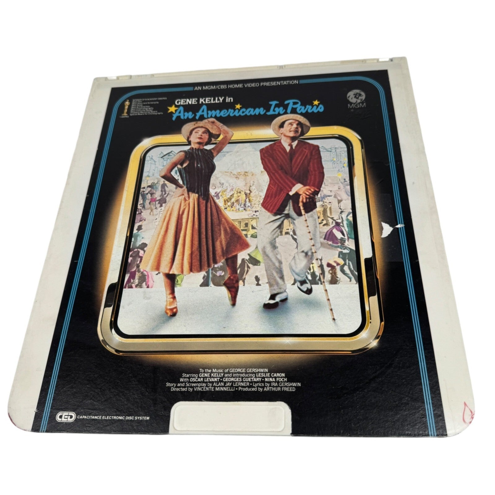 An American In Paris Gene Kelly MGM RCA CED VideoDisc