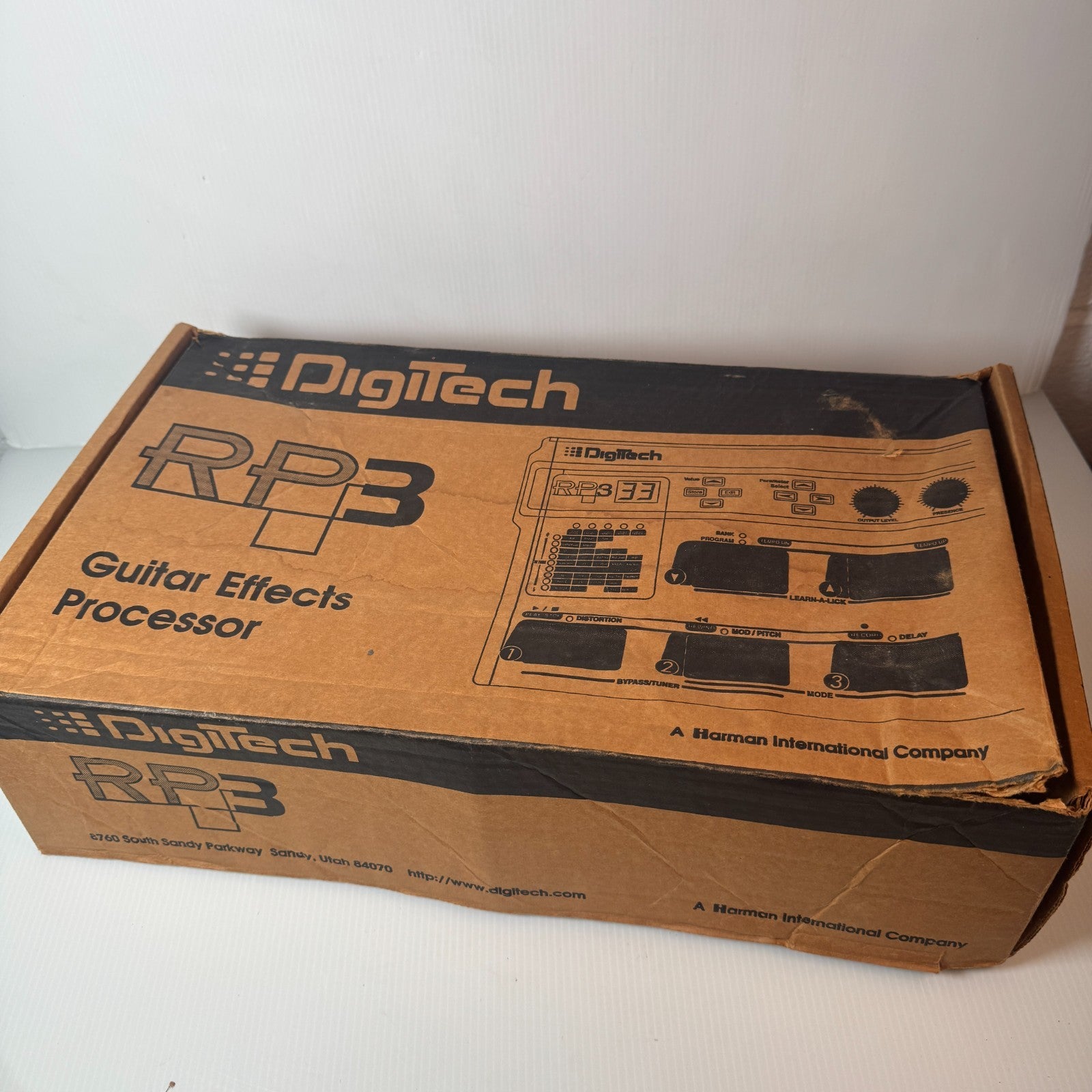 Digitech RP-3 RP3 In Box Multi Effects Unit Pedal Working Tested