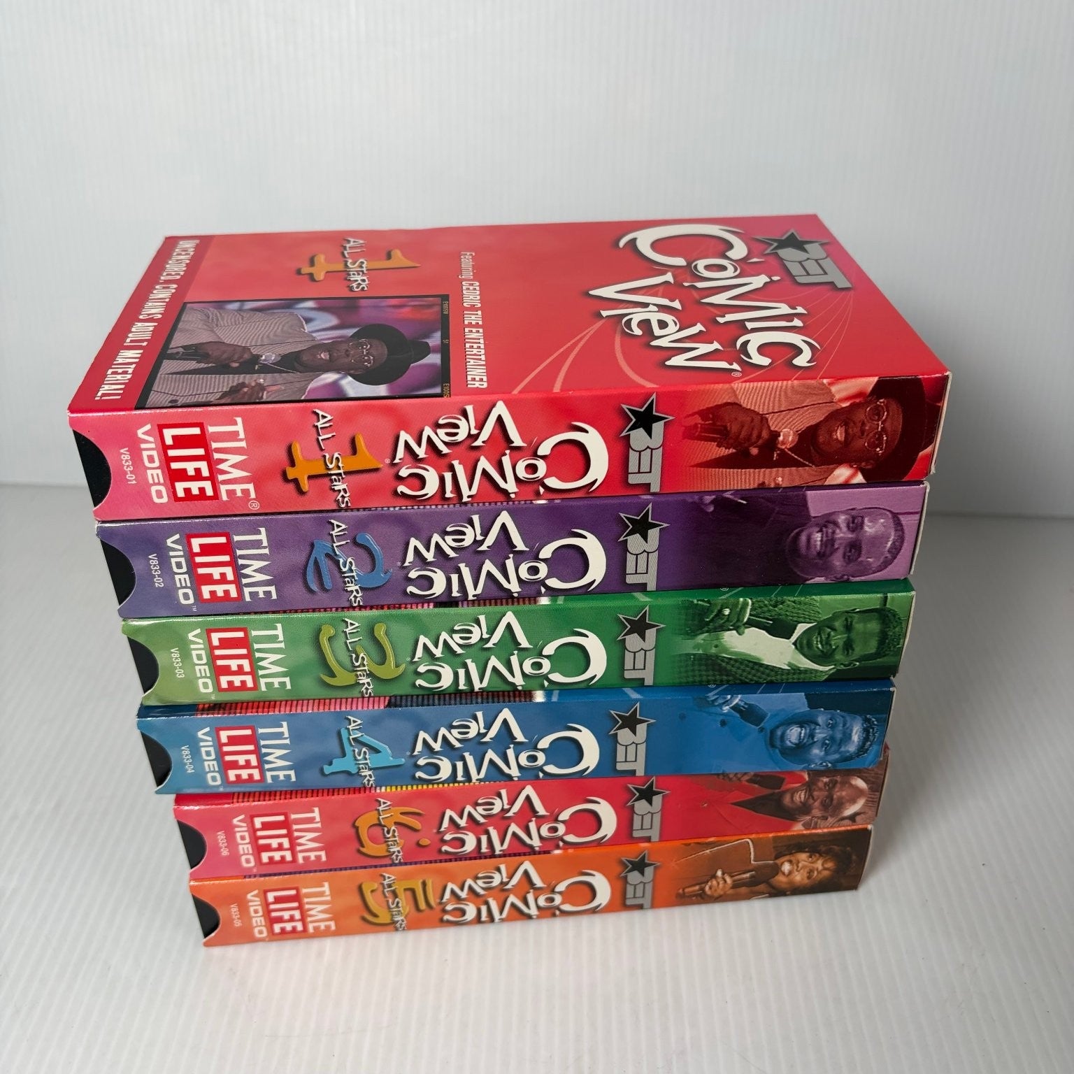 BET Comic View All Stars VHS 2005 Comedy Uncensored Time Life Lot of 6 #1-6