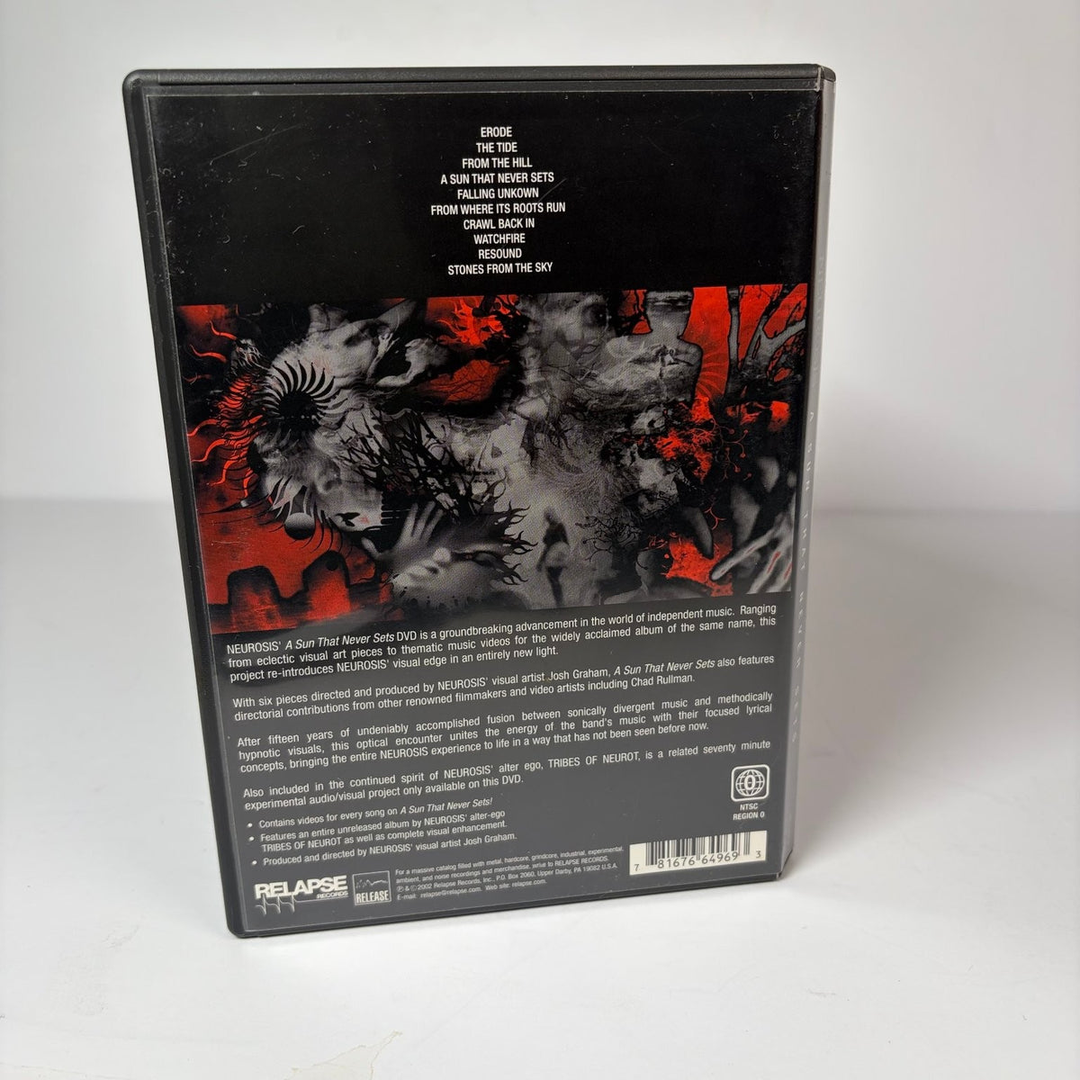 NEUROSIS: A Sun That Never Sets DVD 2002 Music Videos Josh Graham Live