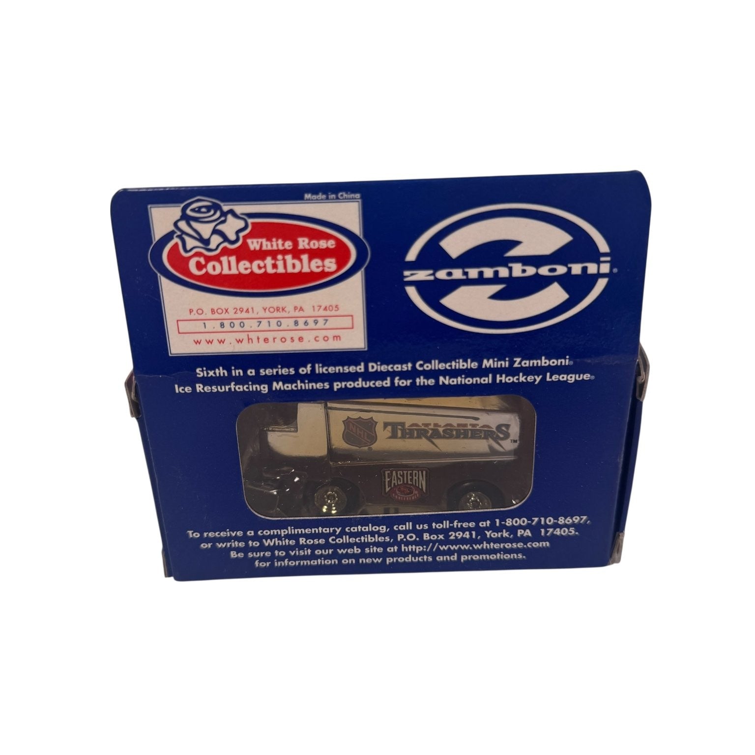 2001 NHL Atlanta Thrashers Zamboni Team Collectible White Rose Collectibles