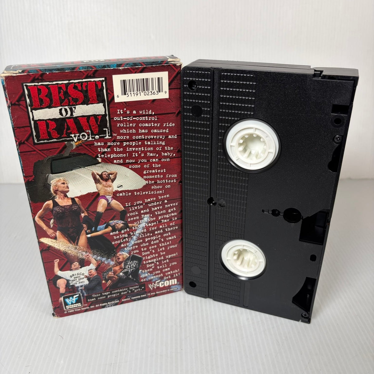 BEST OF RAW Vol. 1 VHS 1999 Wrestling WWF Home Video Stone Cold The Rock