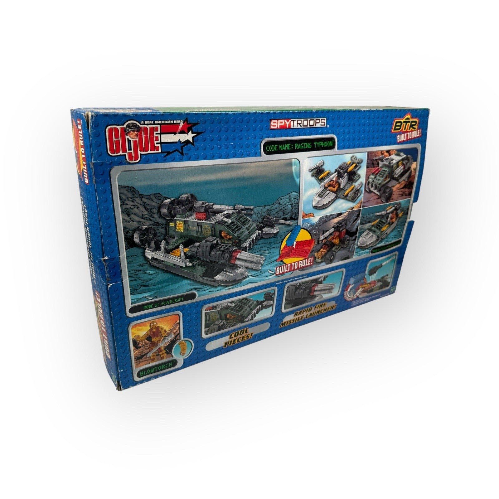 2003 GI Joe Raging Typhoon Building Set Hasbro 6542 Built To Rule Open Box