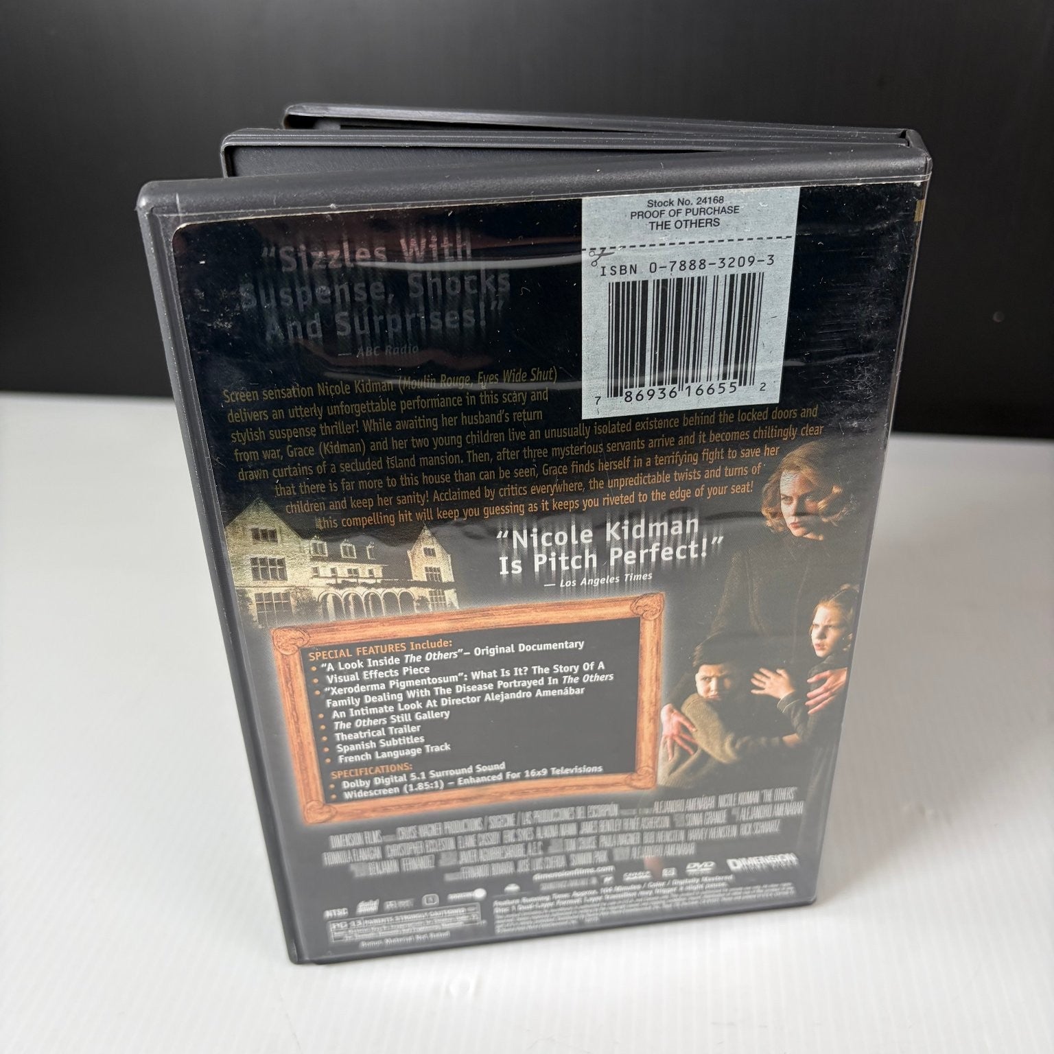 The Others DVD 2001 Collector's Series Nicole Kidman Suspense Thriller