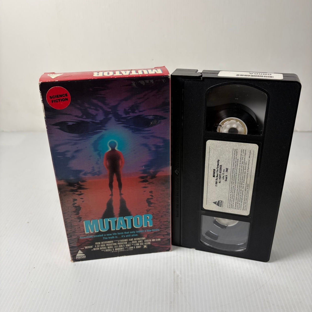 MUTATOR VHS 1989 Sci-Fi Horror Brion James Carolyn Ann Clark PRISM ENT.