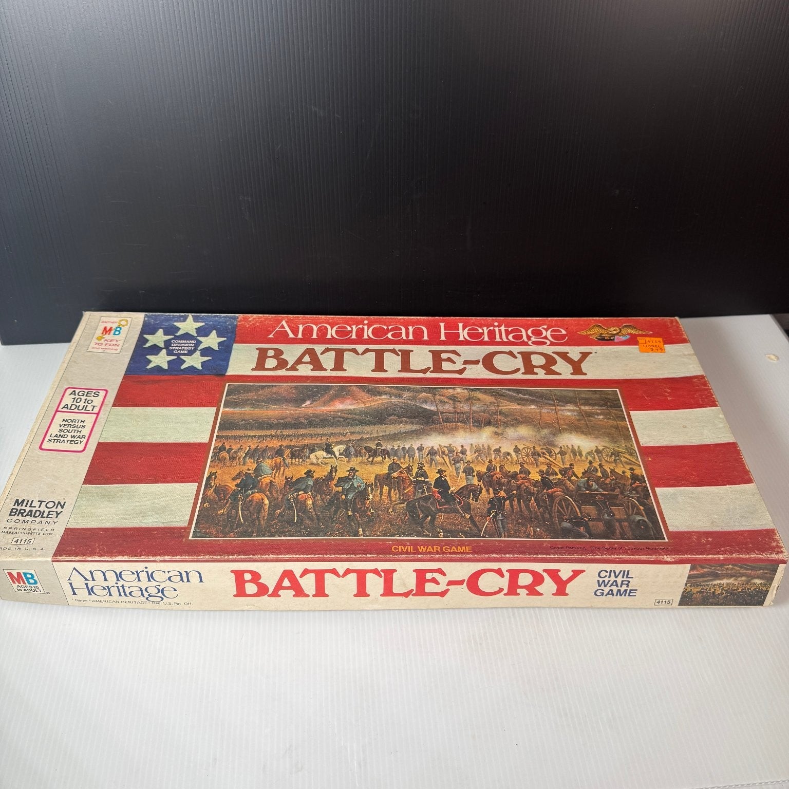 American Heritage Battle-Cry Milton Bradley Board Game 2-4 Players Ages 10+