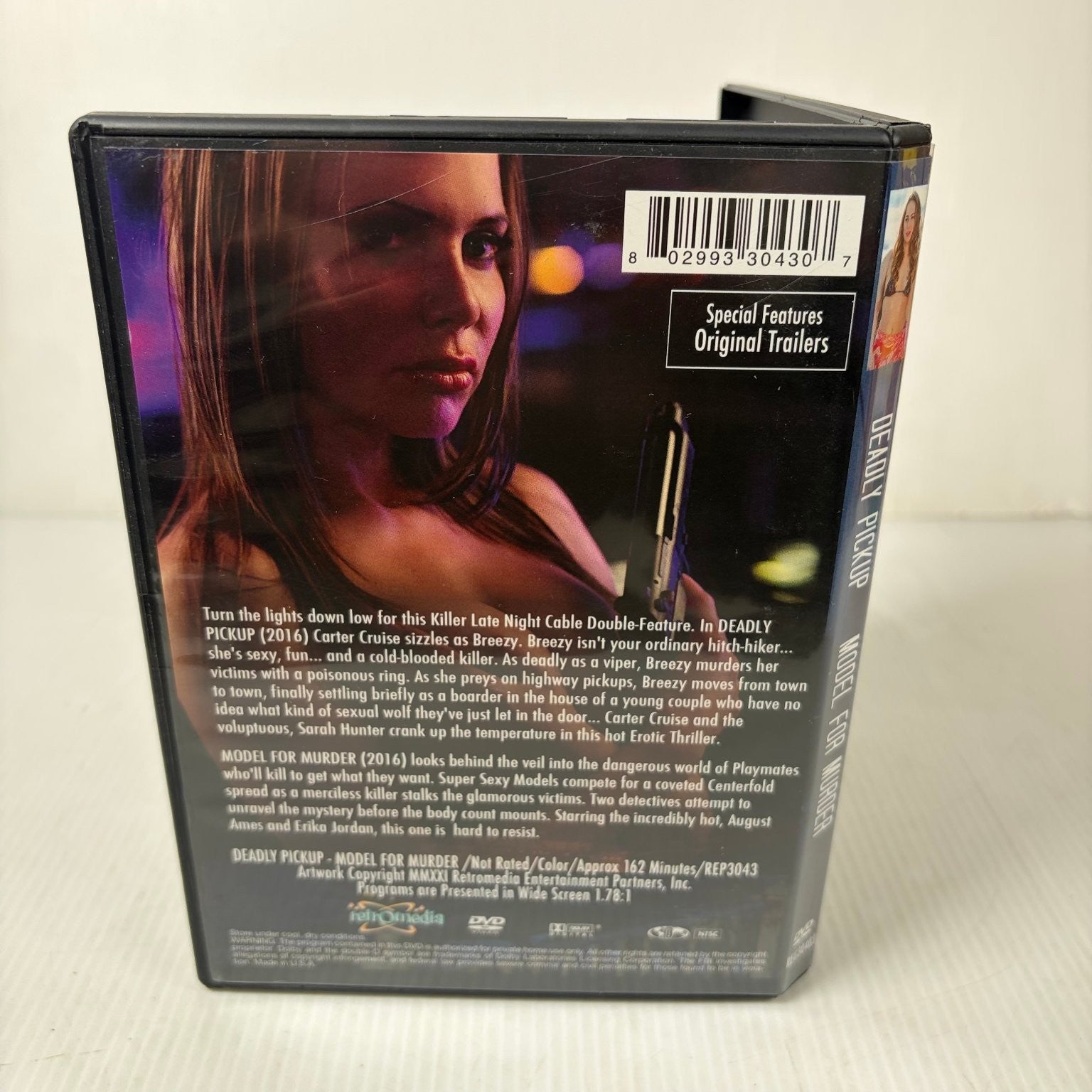 Deadly Pickup / Model For Murder DVD 2016 Double Feature August Ames OOP Rare