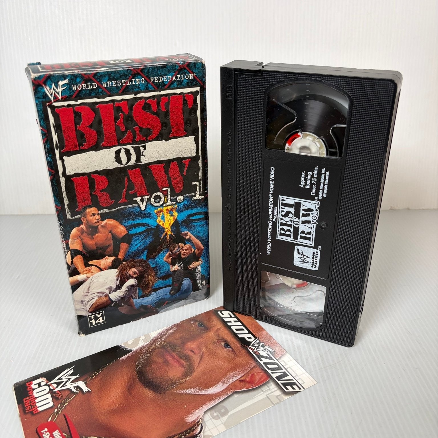 BEST OF RAW Vol. 1 VHS 1999 Wrestling WWF Home Video Stone Cold The Rock