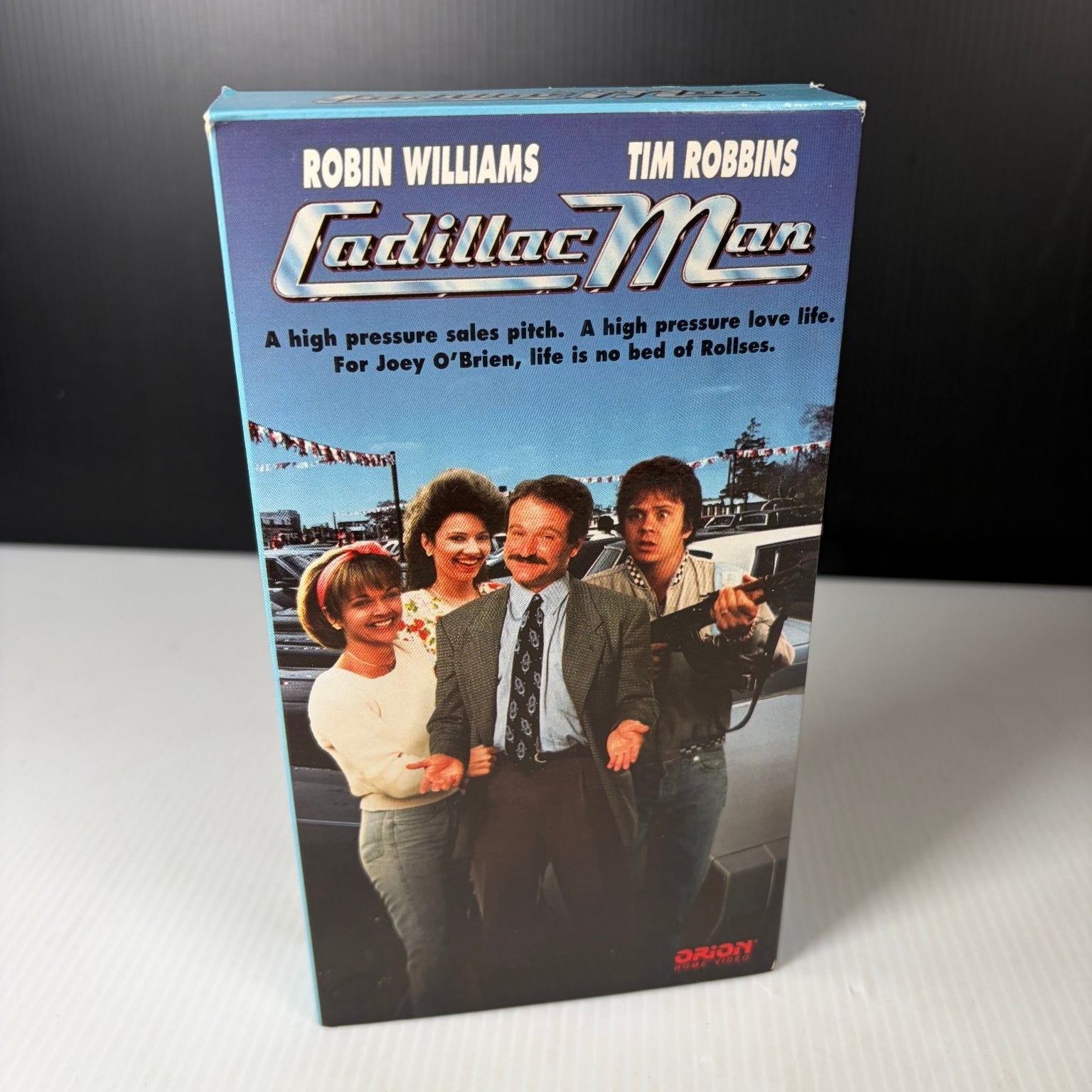 Cadillac Man VHS 1990 Comedy Original Release Orion Home Video Robin Williams