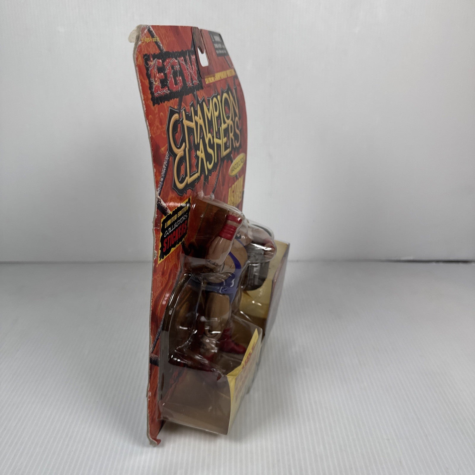 ECW OSFTM Taz Champion Clashers Series 4 (Brand New Sealed) 2000 Signed (No COA)