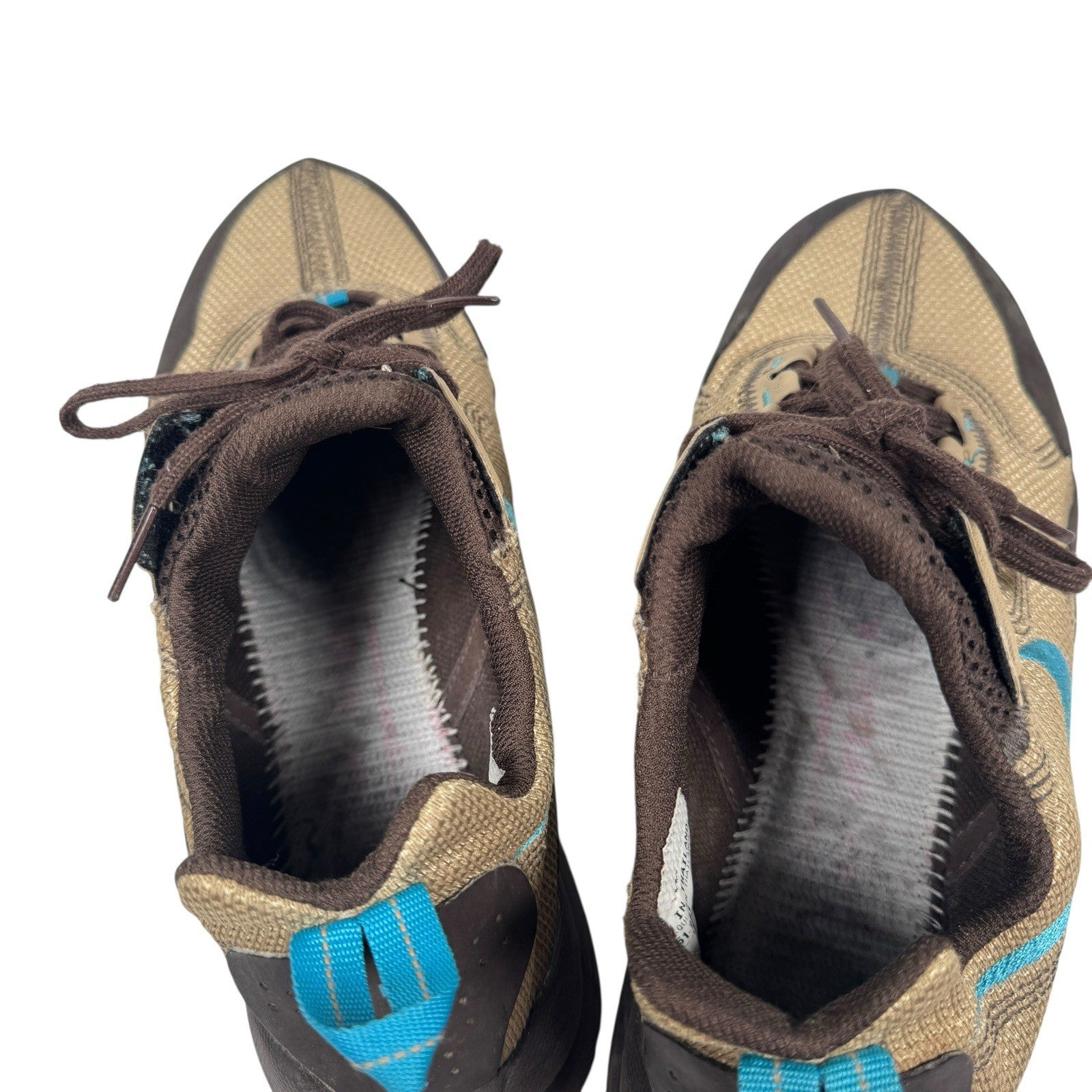 Nike Wildedge ACG Tweed & Vivid Blue Hiking Trekking Shoes Size 9 (No Inserts)