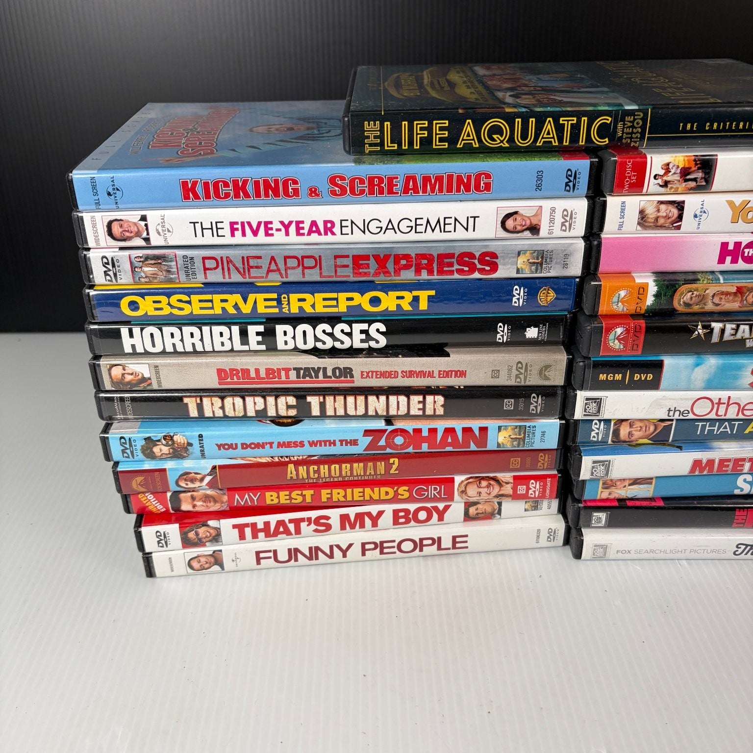 Lot of 25 Comedy Movie DVDs Adam Sandler Happy Madison, Anchorman 2 & More
