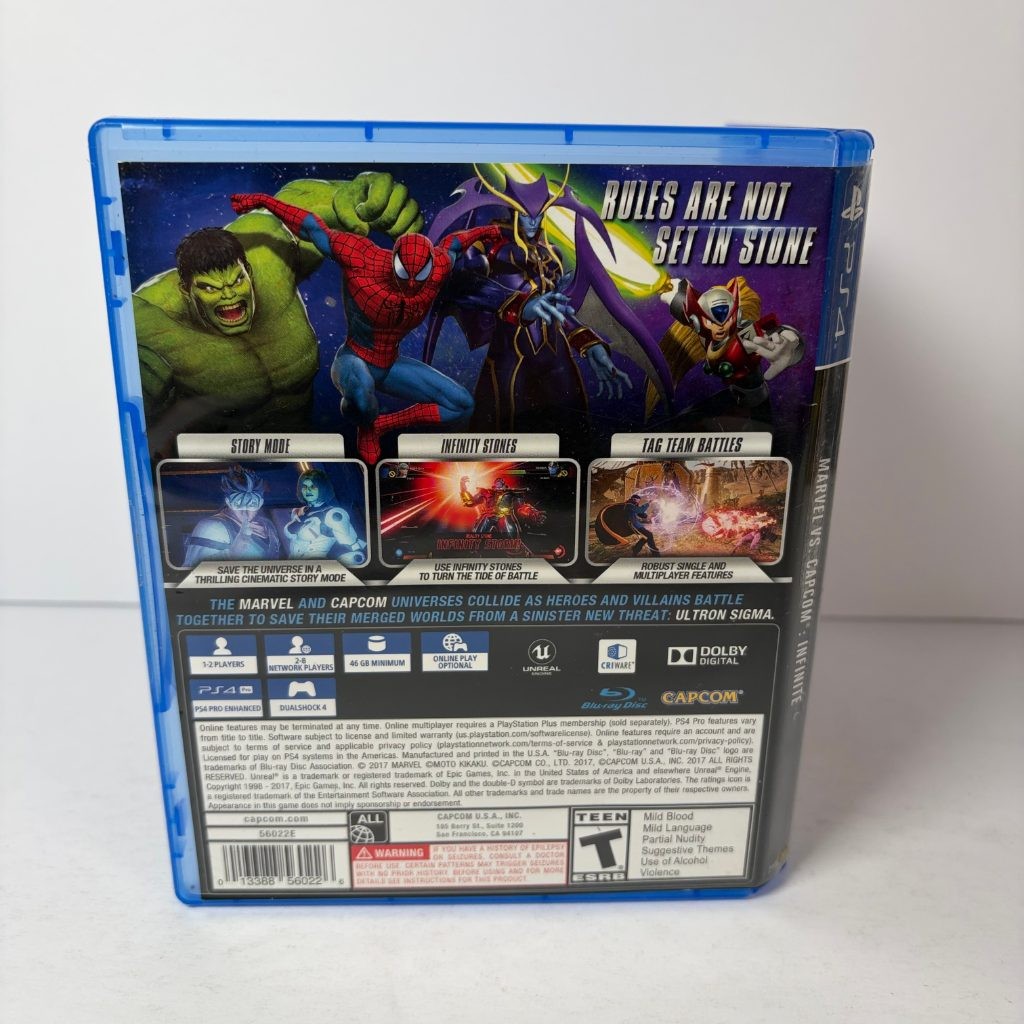 Marvel vs Capcom Infinite PS4 Sony PlayStation 4 Capcom Fighting Game CIB