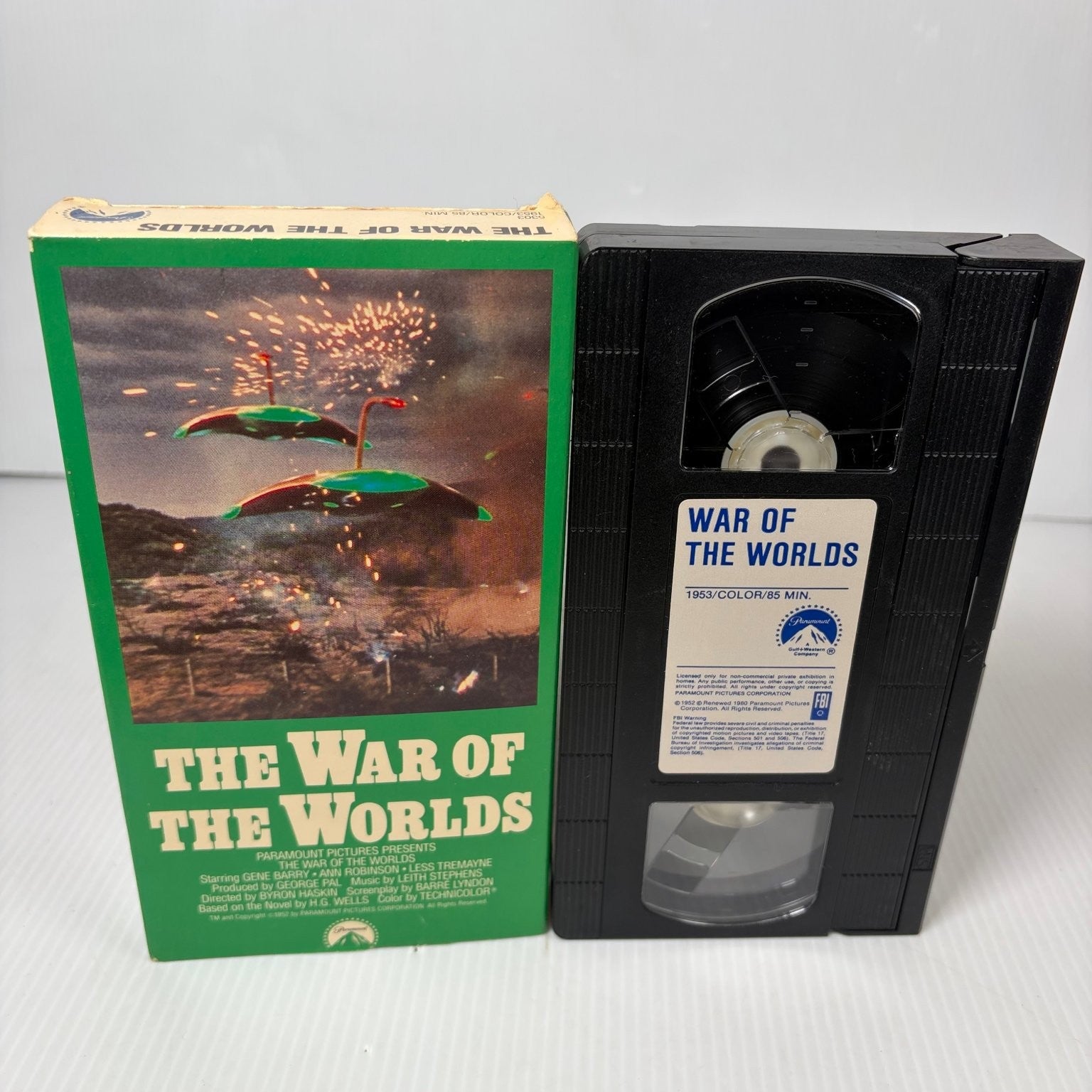The War of the Worlds VHS 1953 Sci-Fi Classic Paramount Pictures