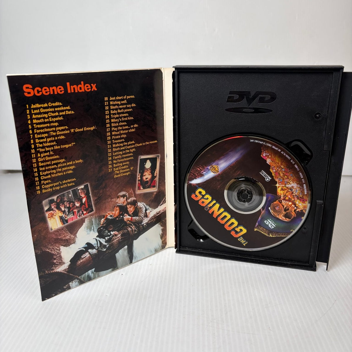 The Goonies DVD 1985 Richard Donner Steven Spielberg Sean Astin Corey Feldman