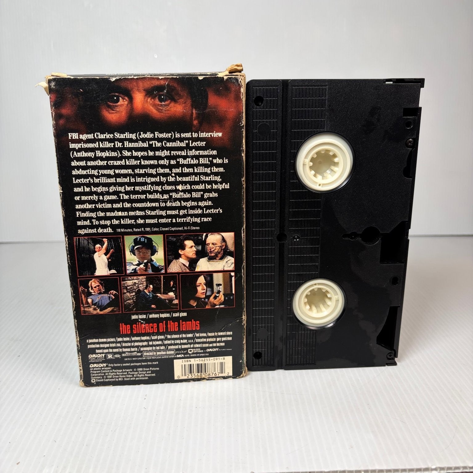 The Silence of the Lambs VHS 1991 Horror Thriller Orion Home Video
