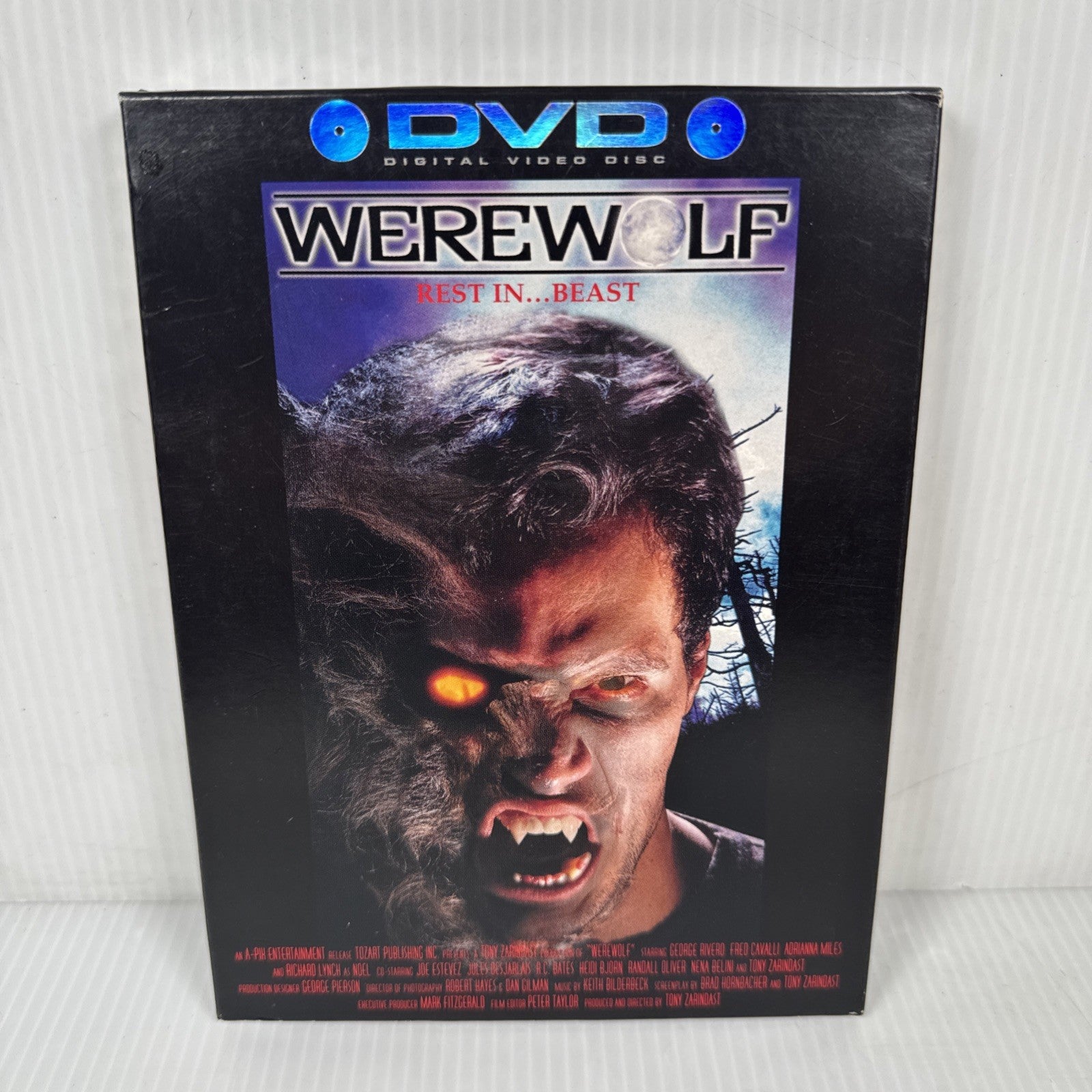 Werewolf Rest In Beast Rare Horror DVD Long Box w/ Jewel Case Tony Zarindast
