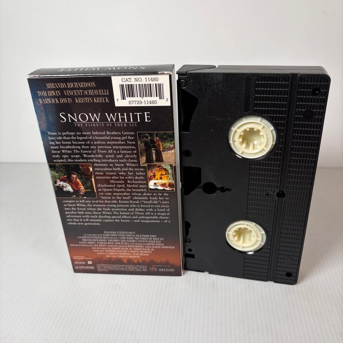 Snow White: Fairest of Them All VHS 2001 Fantasy Hallmark Artisan Kreuk