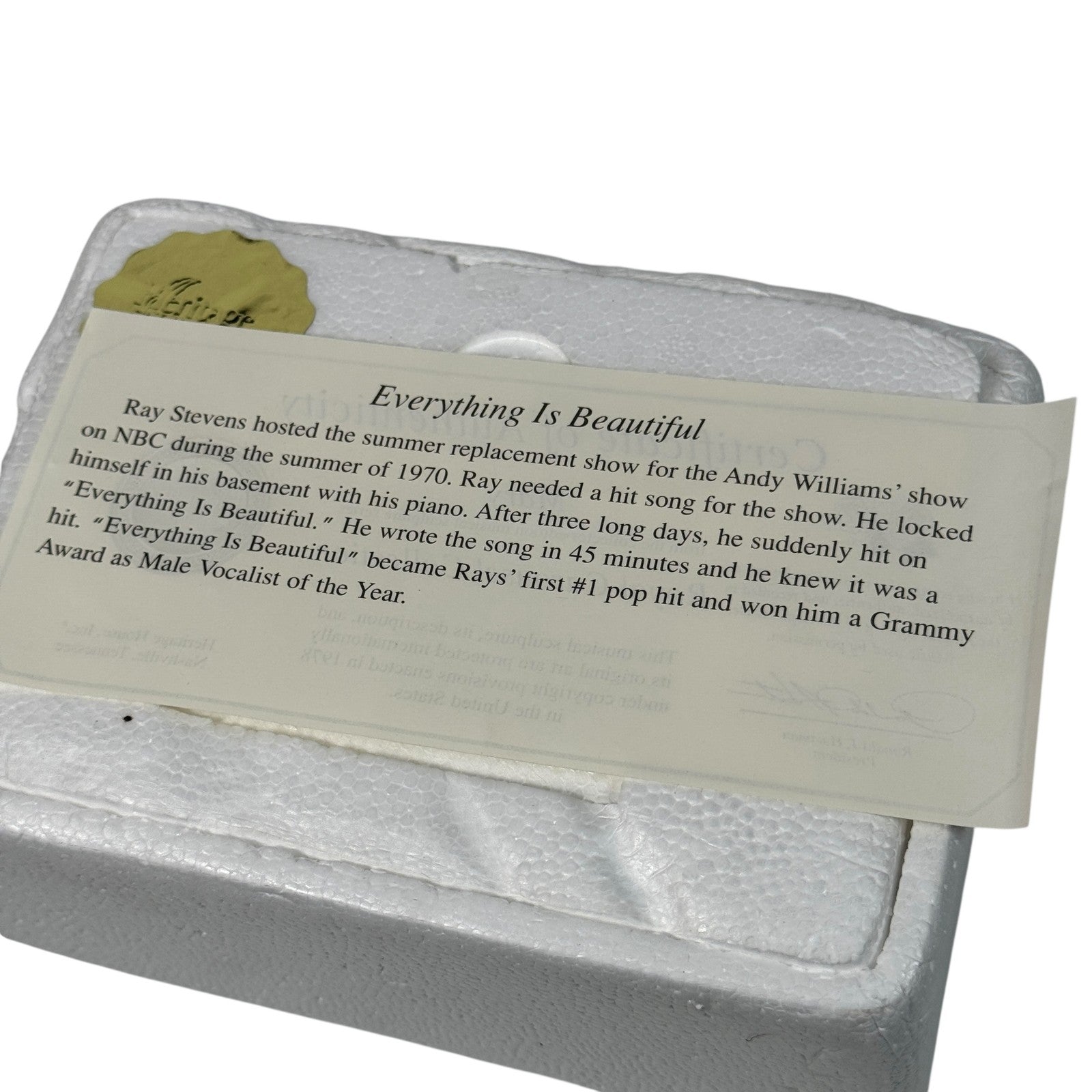 Heritage House Royal Carousel Collection Mary New in Box Everything Is Beautiful