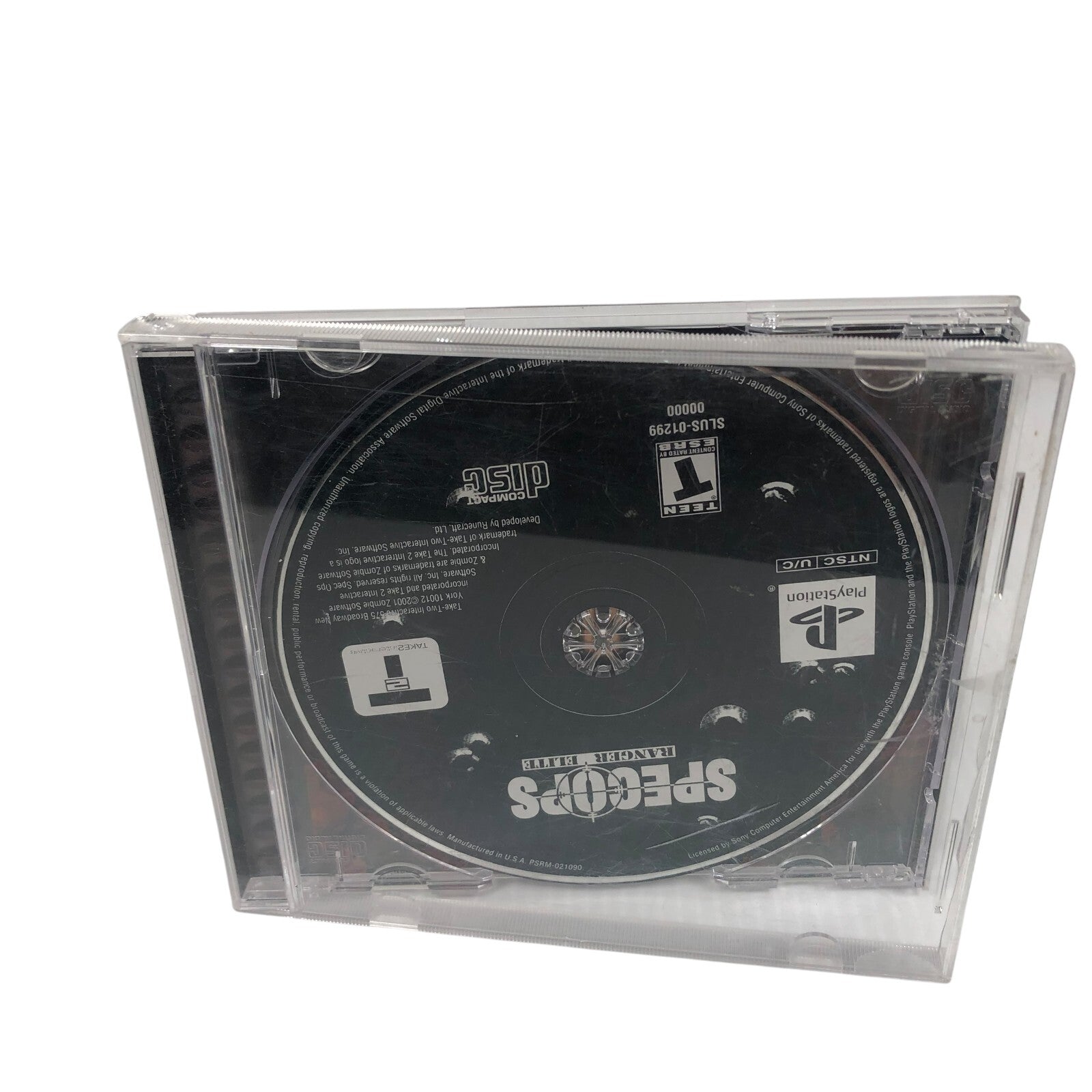 Spec Ops Ranger Elite (Playstation 1, 2001) in Case w/ Art, No Manual