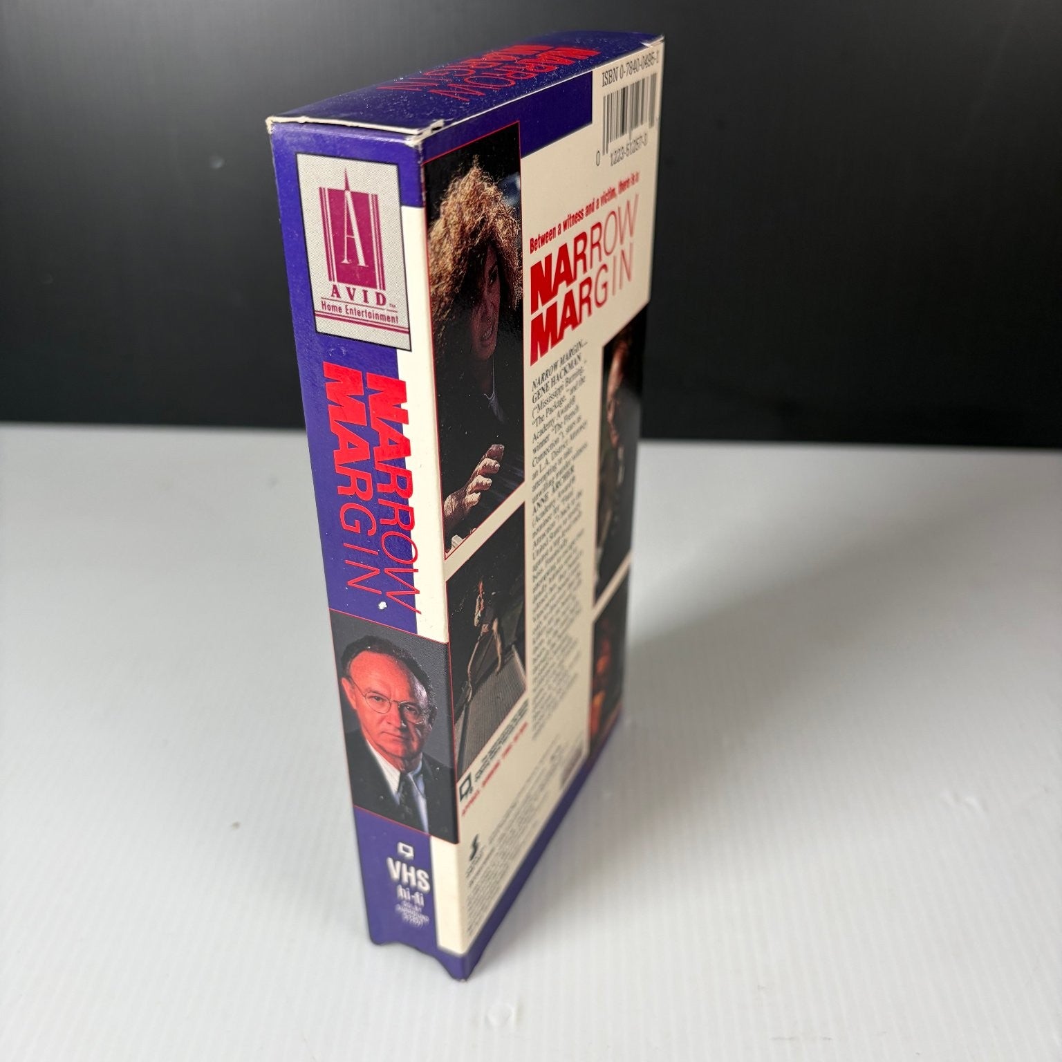 Narrow Margin VHS 1990 Thriller Original Release Avid Home Entertainment