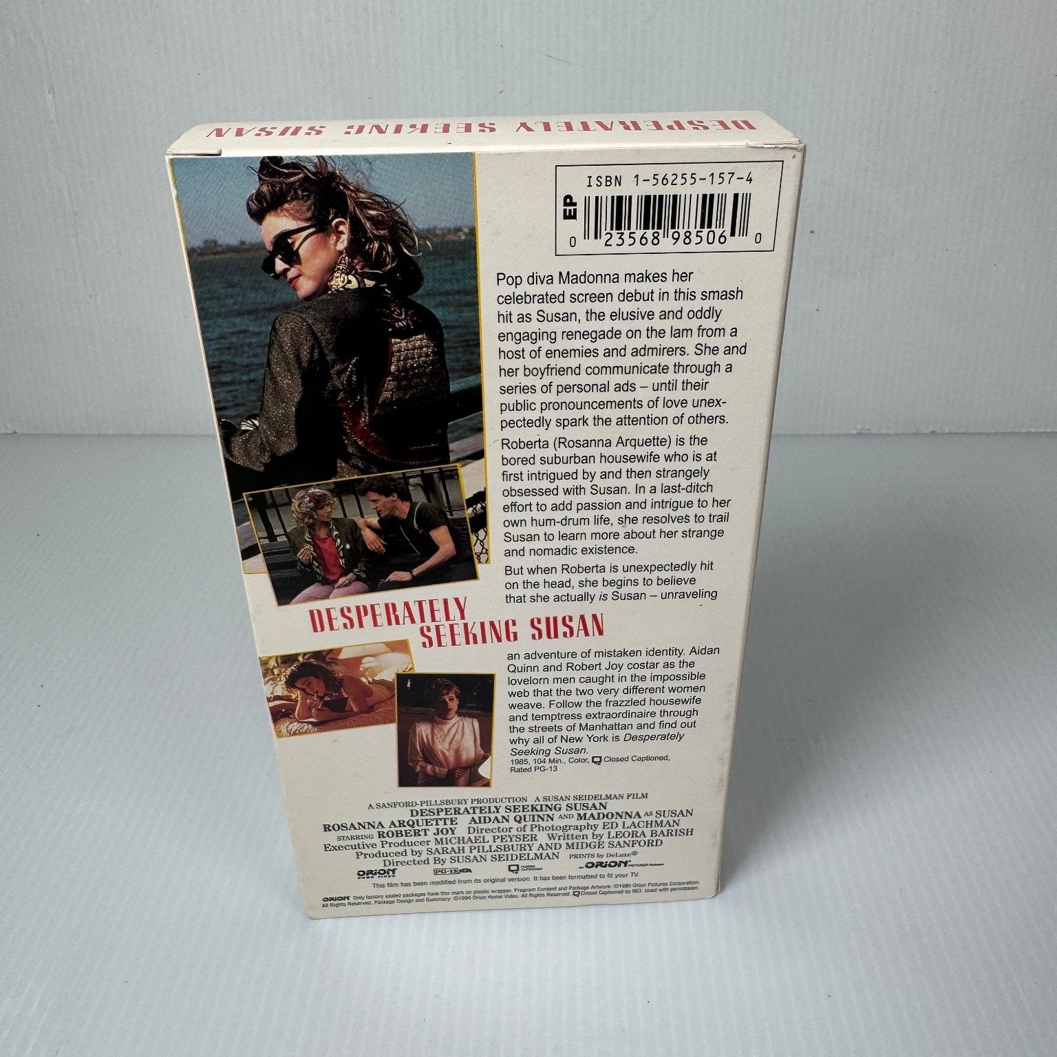 Desperately Seeking Susan VHS 1985 Comedy Drama Original Release Orion