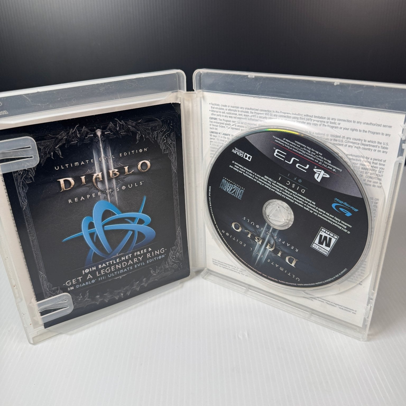 Diablo III Ultimate Evil Edition PS3 Video Game Multiplayer RPG