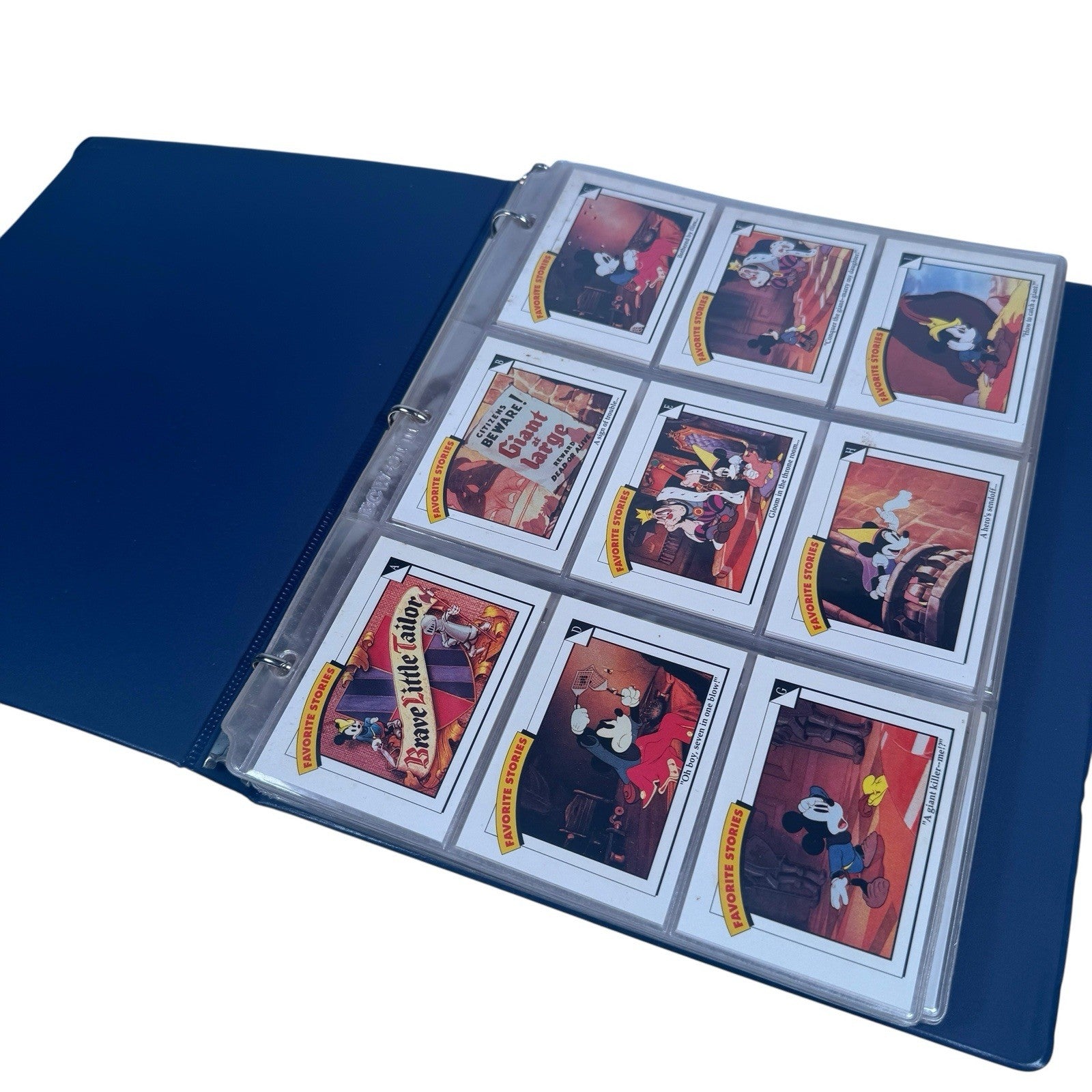 Vintage Impel Disney Collector’s Card Set Nearly Complete In Binder 201 Cards