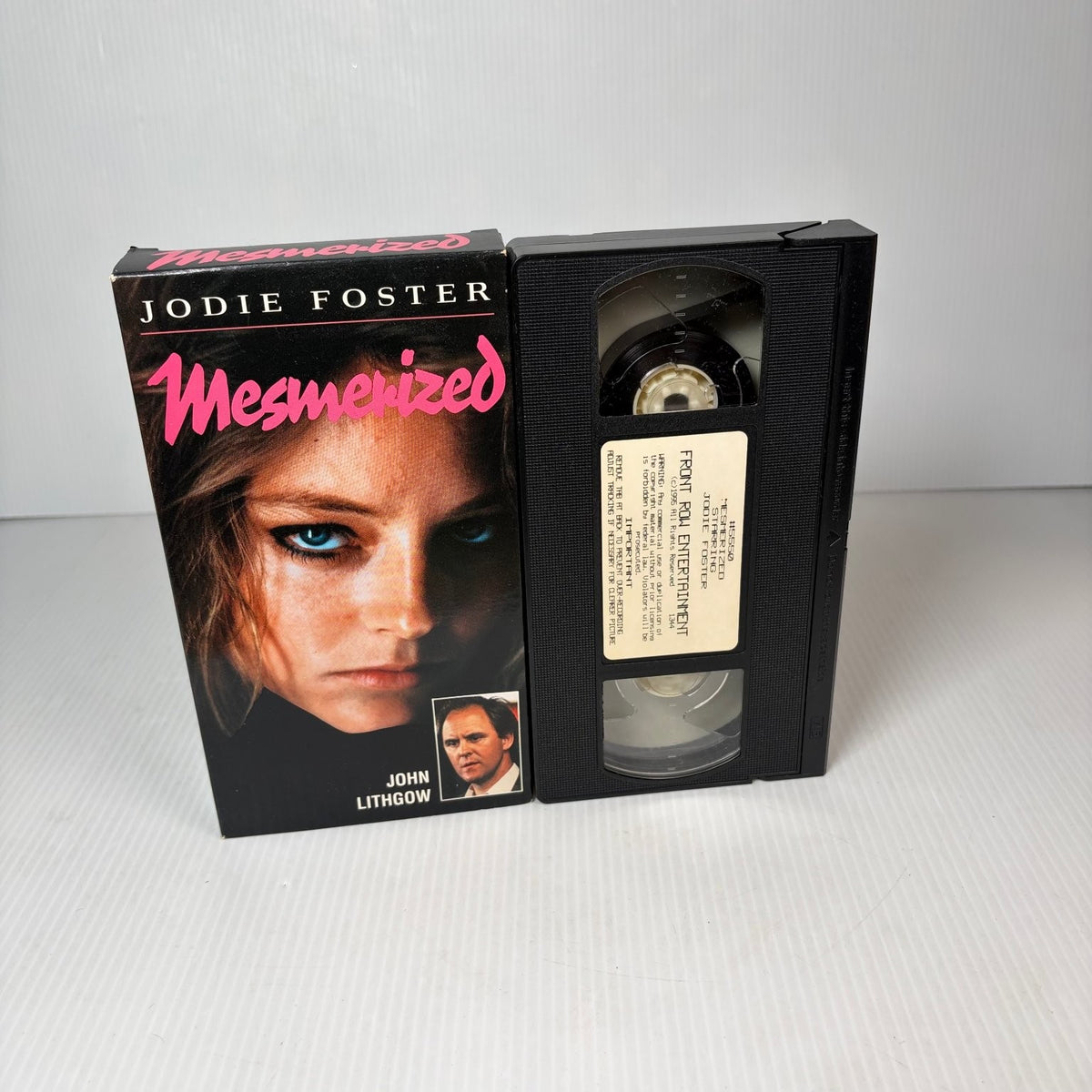 Mesmerized VHS 1985 Drama Thriller Jodie Foster John Lithgow Front Row