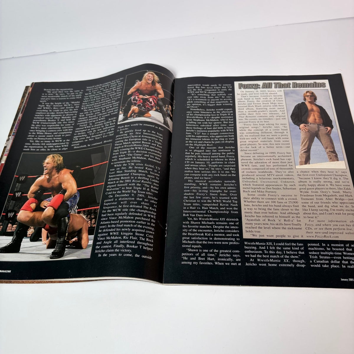WWE RAW Magazine January 2005 Royal Rumble Stacy Keibler Wrestling