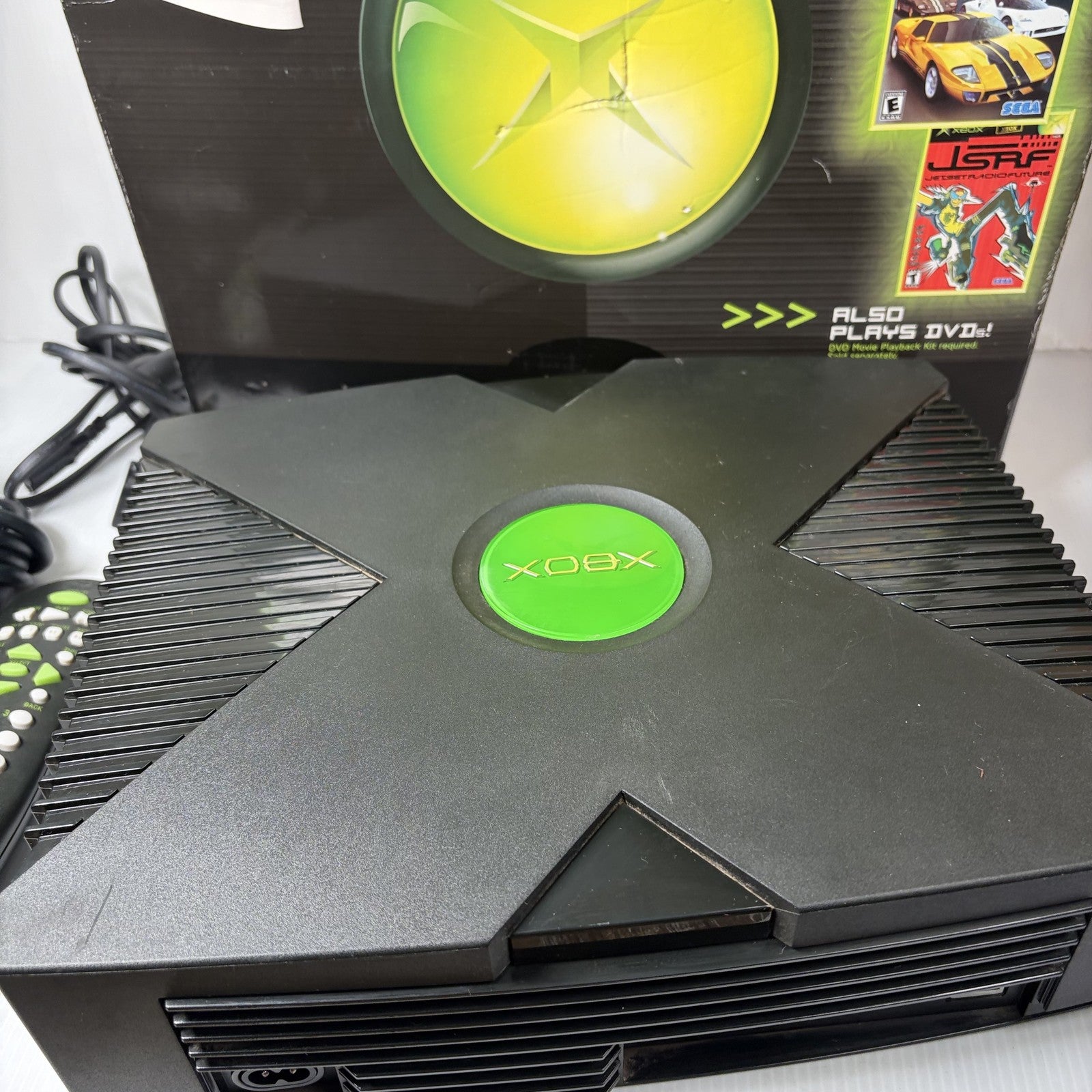 Microsoft Xbox Original Console System in Original Box Tested & Working