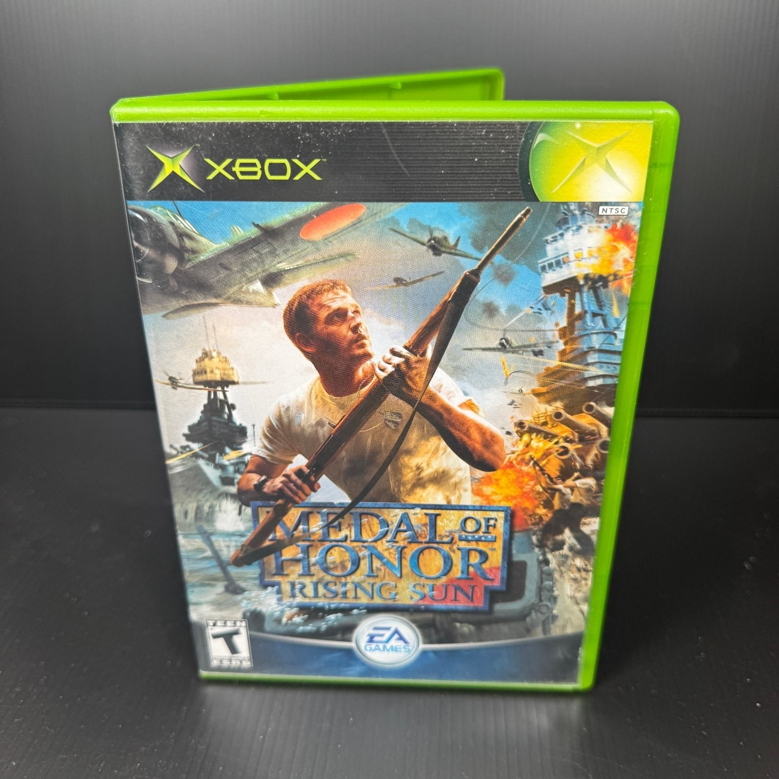 Medal of Honor Rising Sun Xbox Complete CIB Video Game Multiplayer WWII Shooter