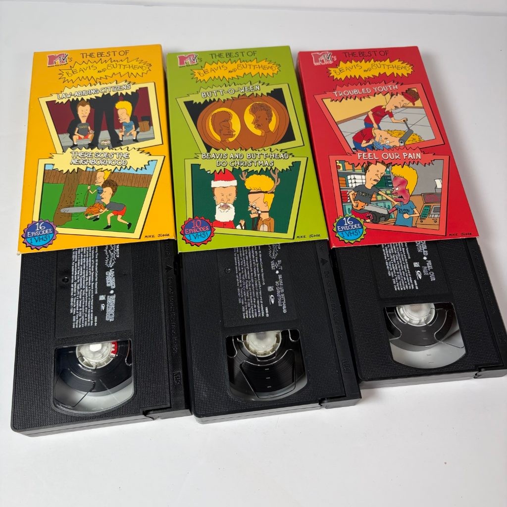 The Best of Beavis and Butt-Head VHS Complete Set of 6 MTV Time Life Mike Judge