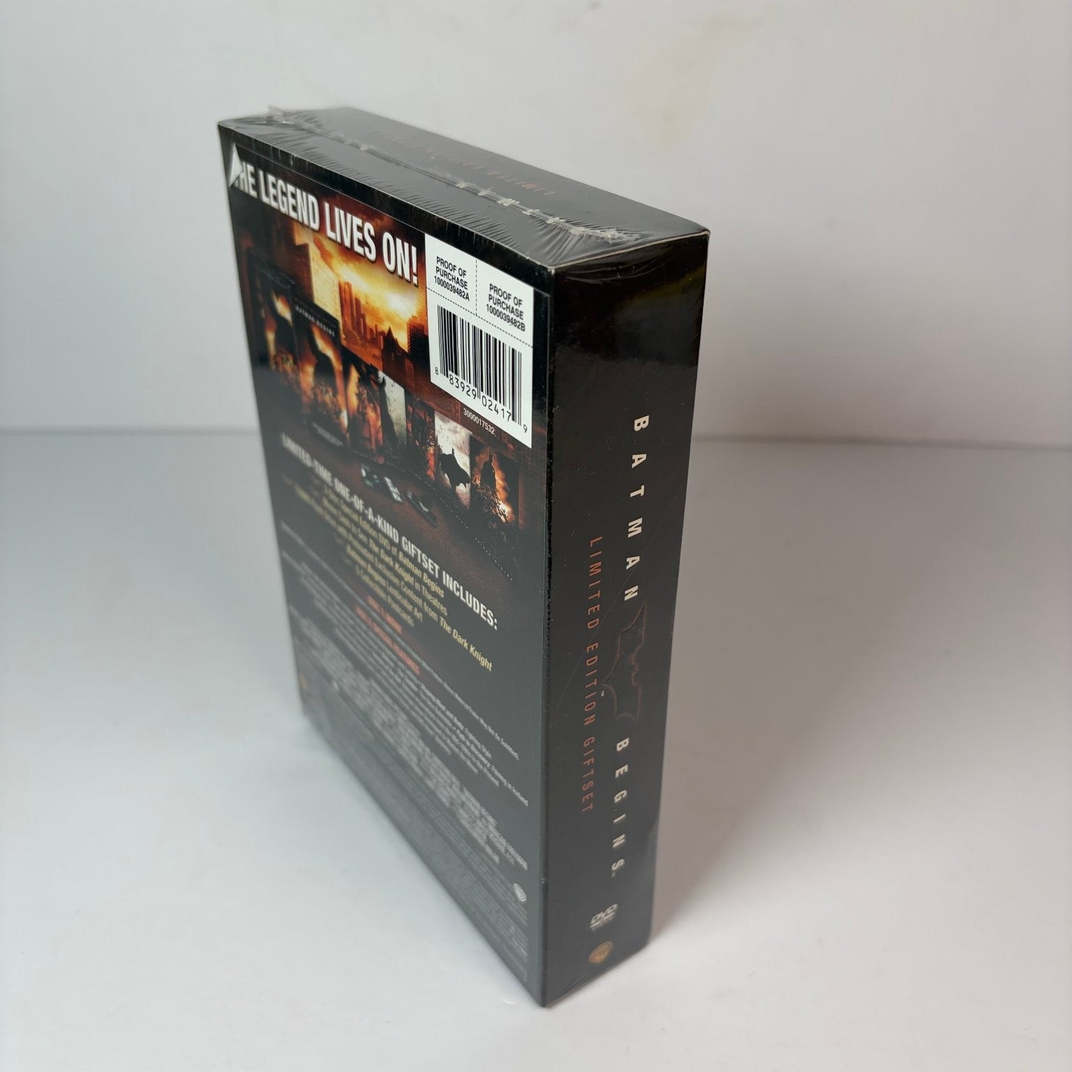 Batman Begins DVD Limited Edition Giftset Christian Bale Christopher Nolan