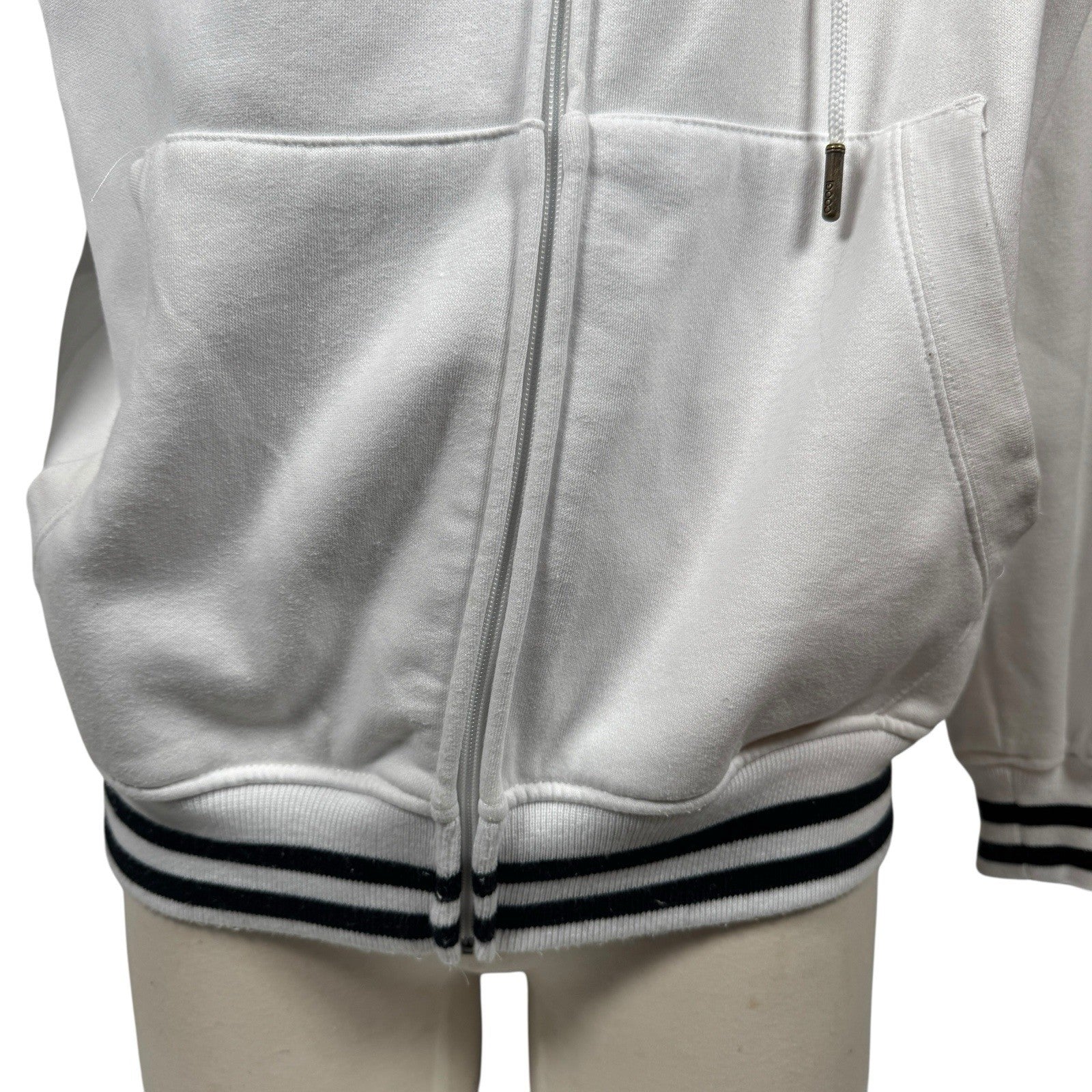 Coogi Australia Zip-Up Hoodie w/ Embroidery & Mesh Lined Hood