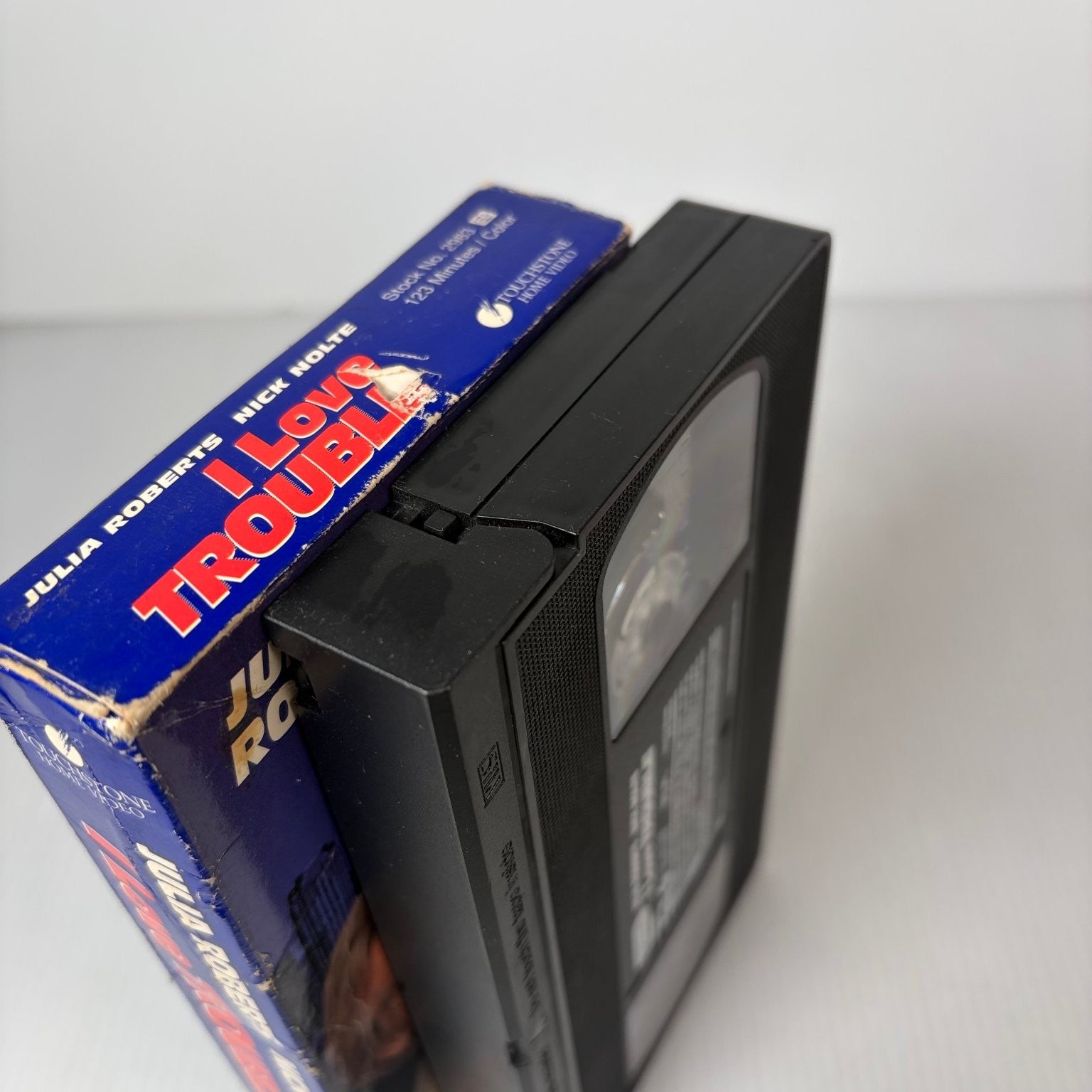 I Love Trouble VHS 1994 Romantic Comedy Julia Roberts Nick Nolte Touchstone